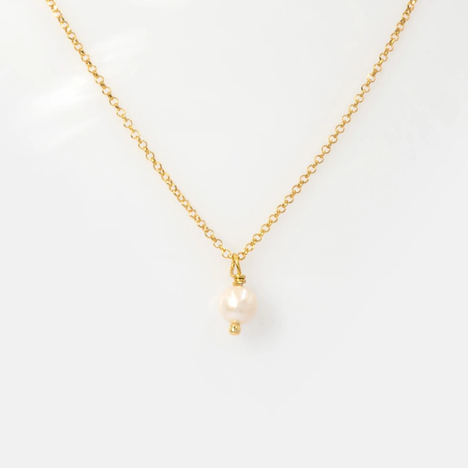 Pearl Backdrop Necklace — Necklaces from AntEva Crafts