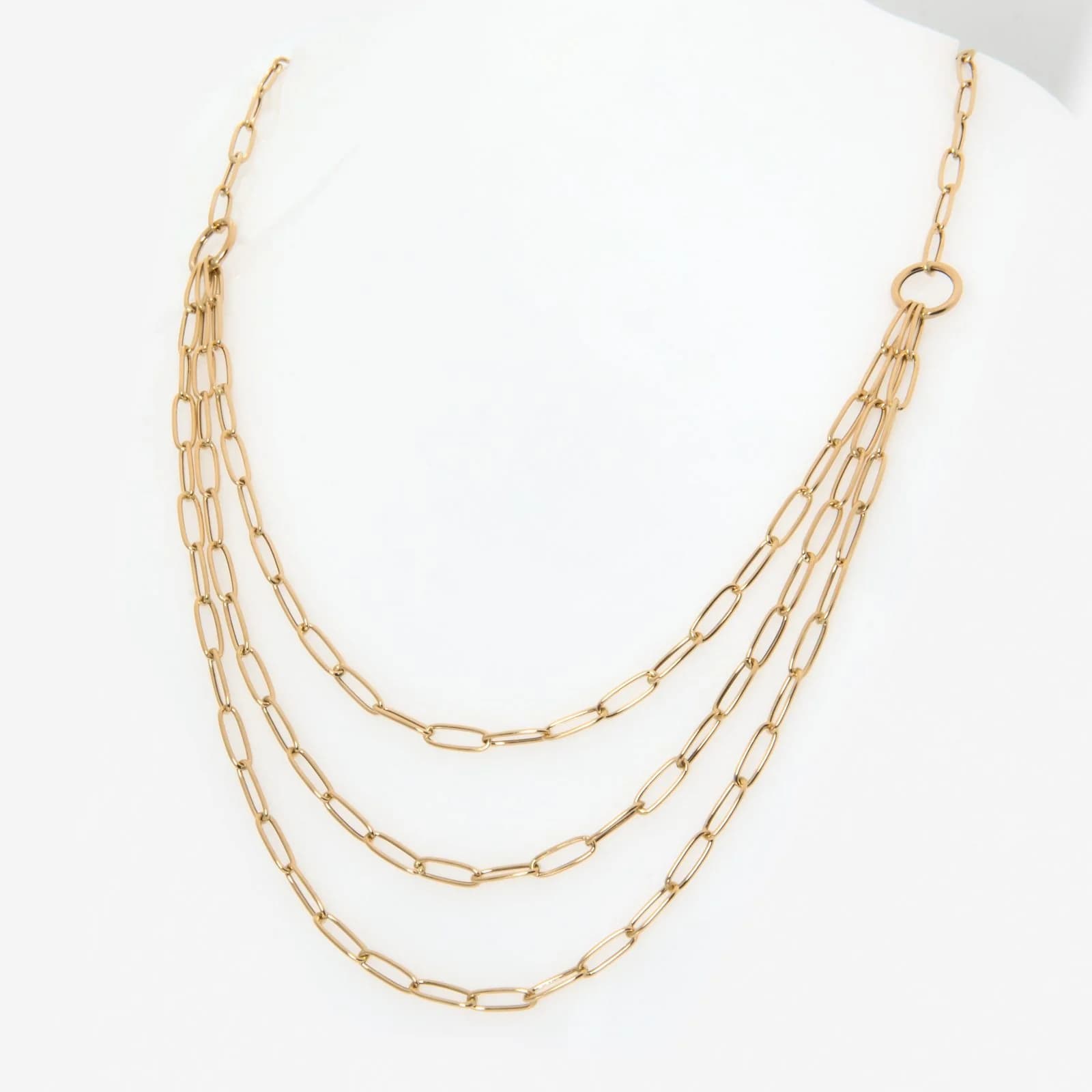 Triple Oval Cliped Elongated Set — Jewellery sets from AntEva Crafts