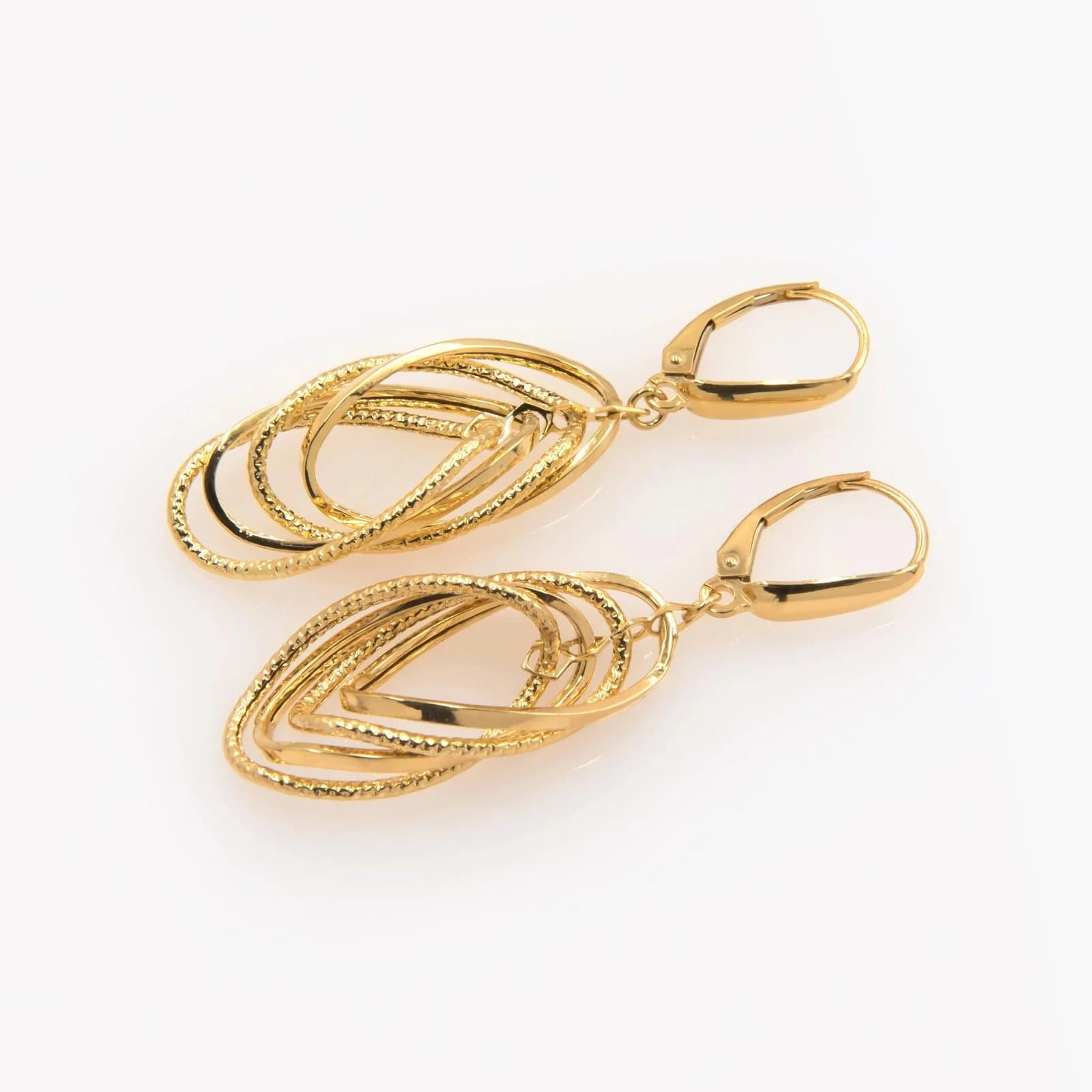 Gold Hanging Earrings β Earrings from AntEva Crafts