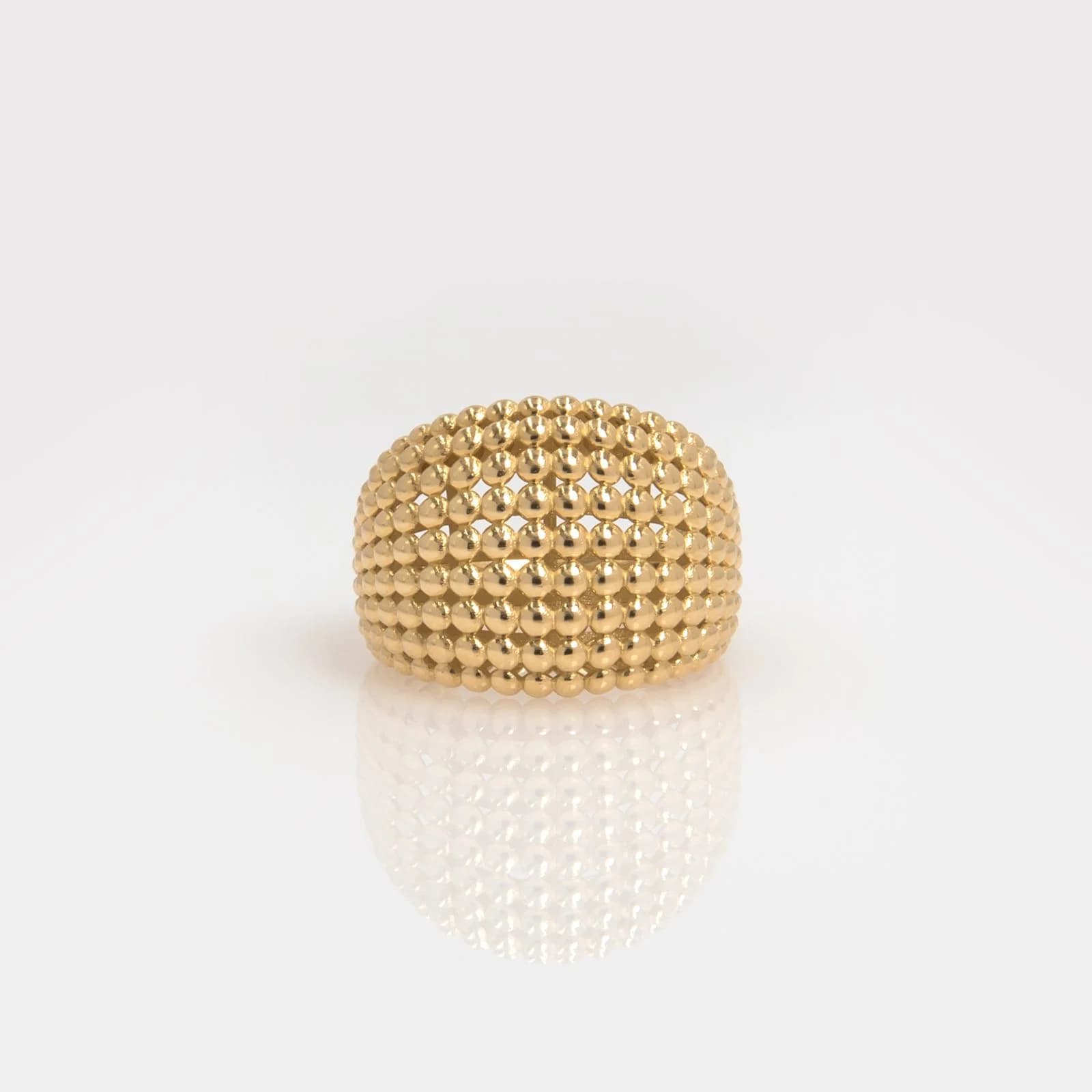 Chunky Beaded Ring — Rings from AntEva Crafts