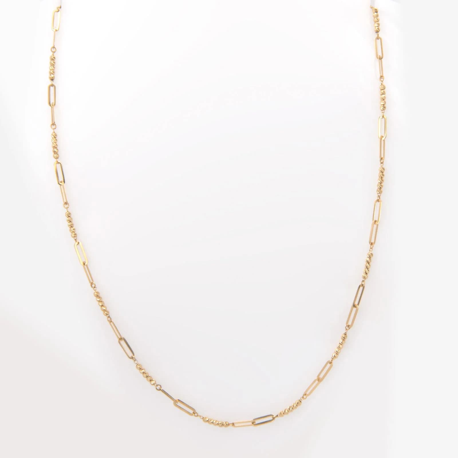 Oval Clip Ball Chain Set — Jewellery sets from AntEva Crafts