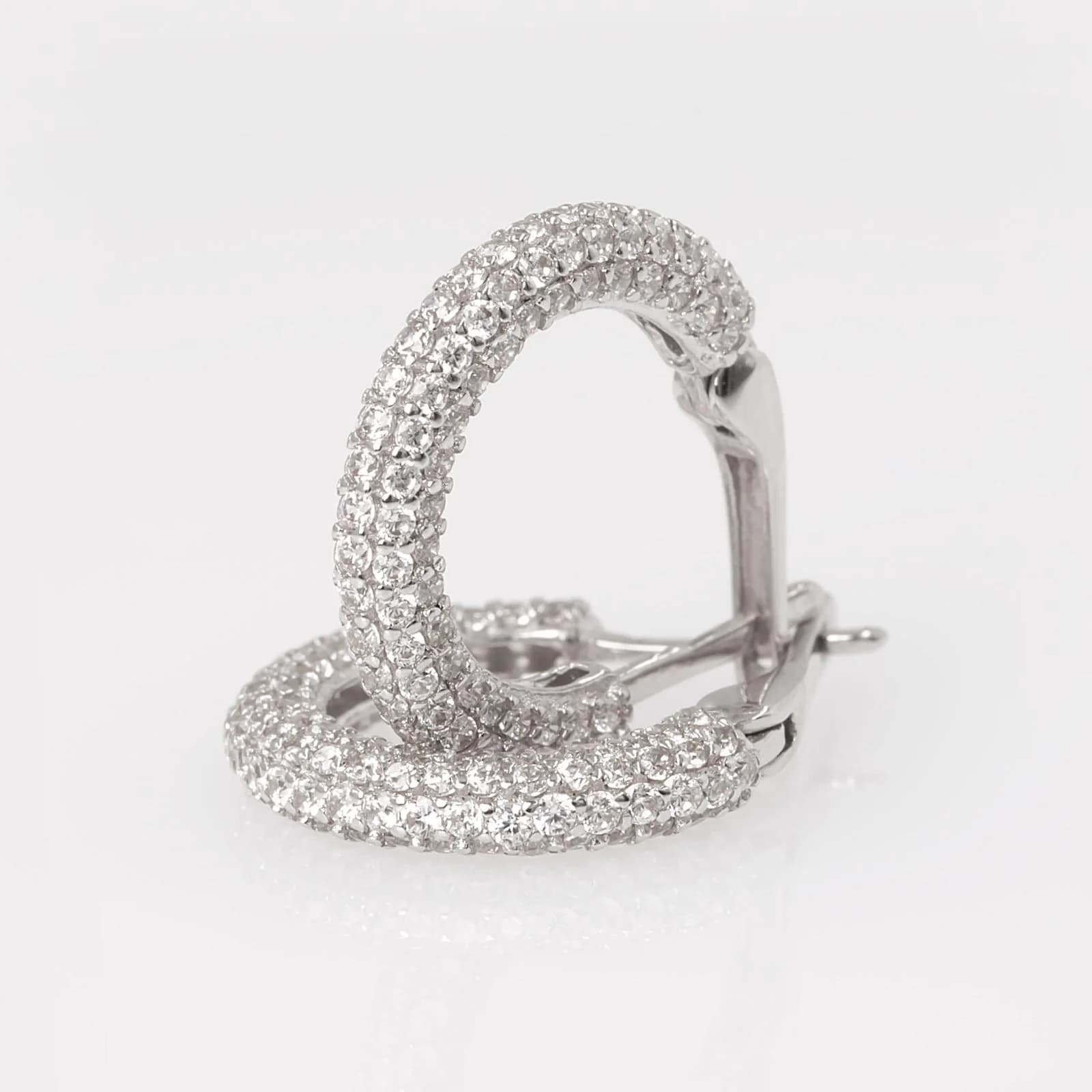 Sparkling Gemstone Hoop Earrings β Earrings from AntEva Crafts
