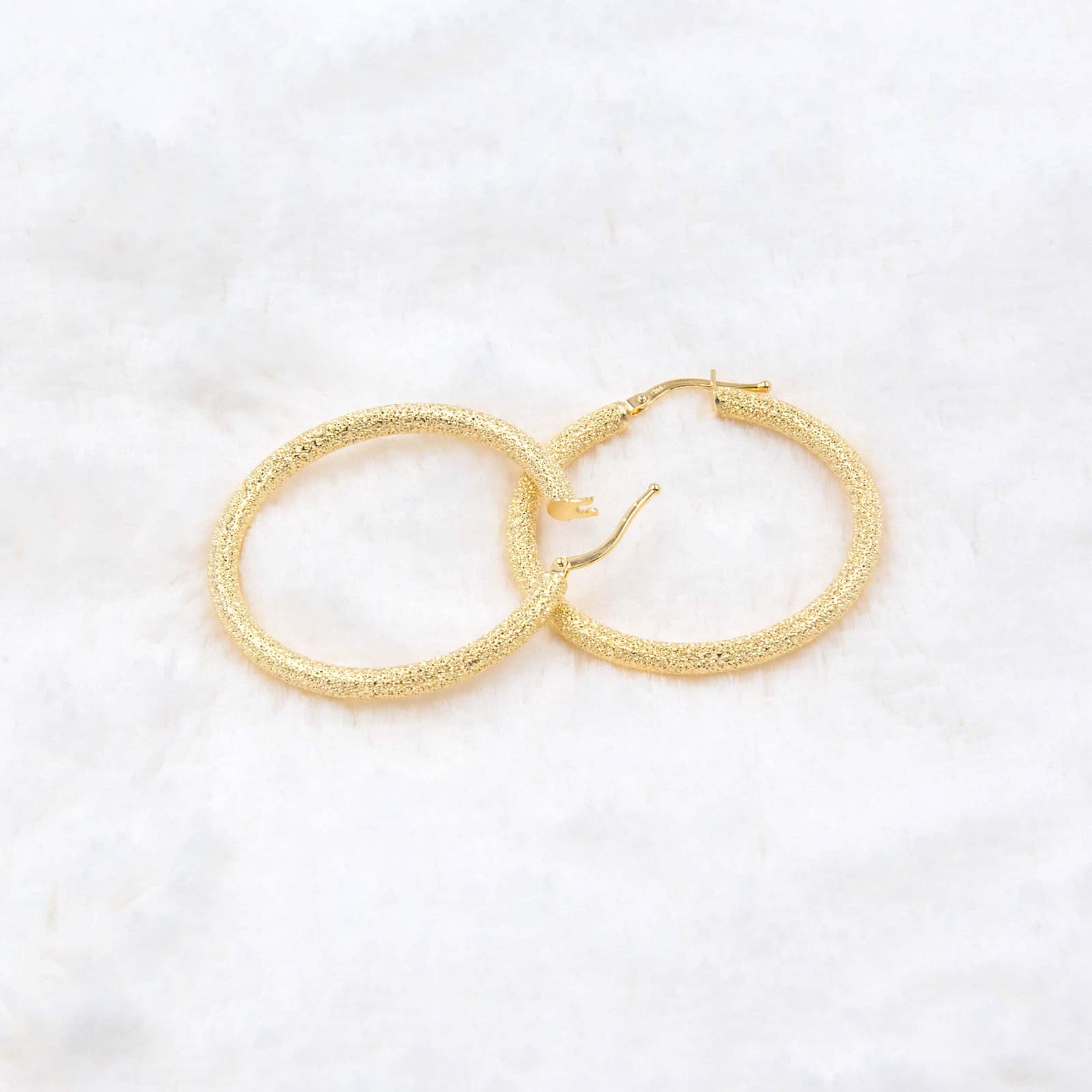 Matte Hoop Earrings — Earrings from AntEva Crafts