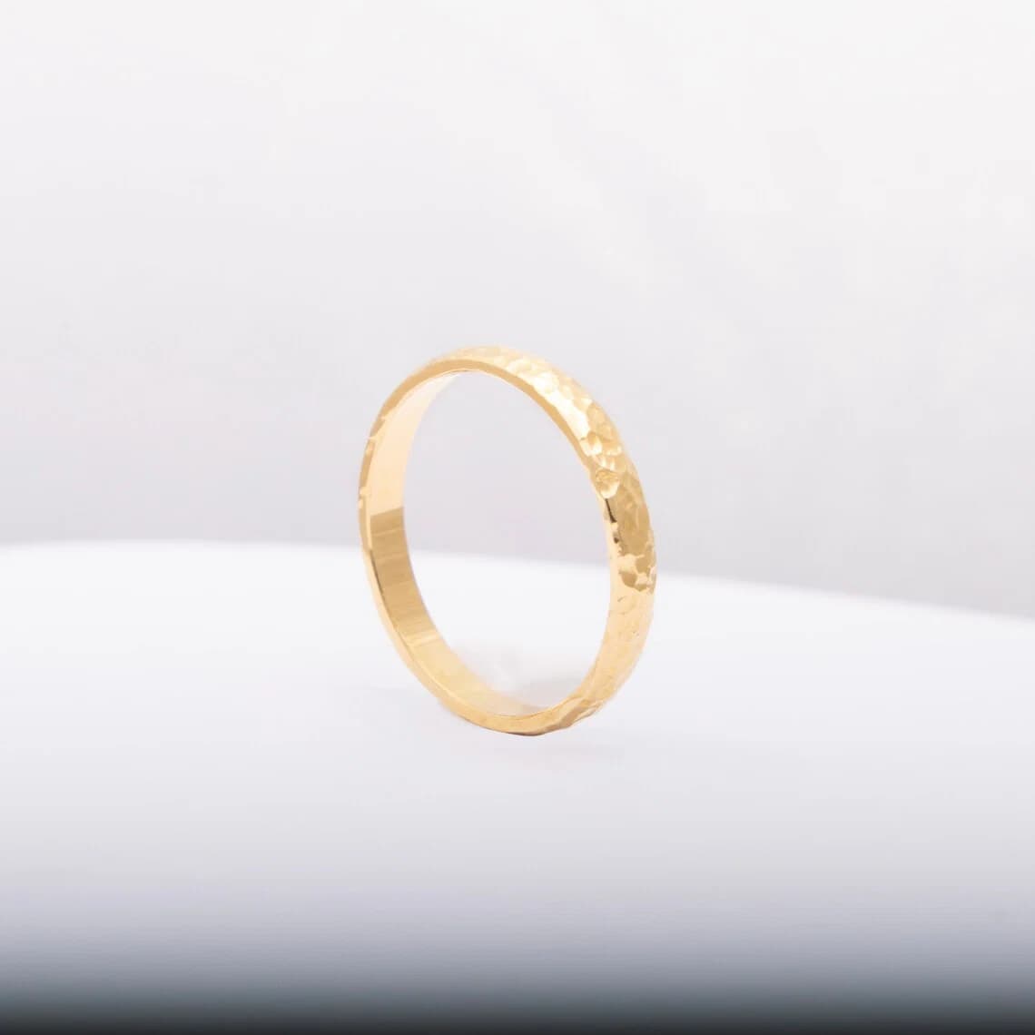 Hammered Band 3mm — Rings from AntEva Crafts