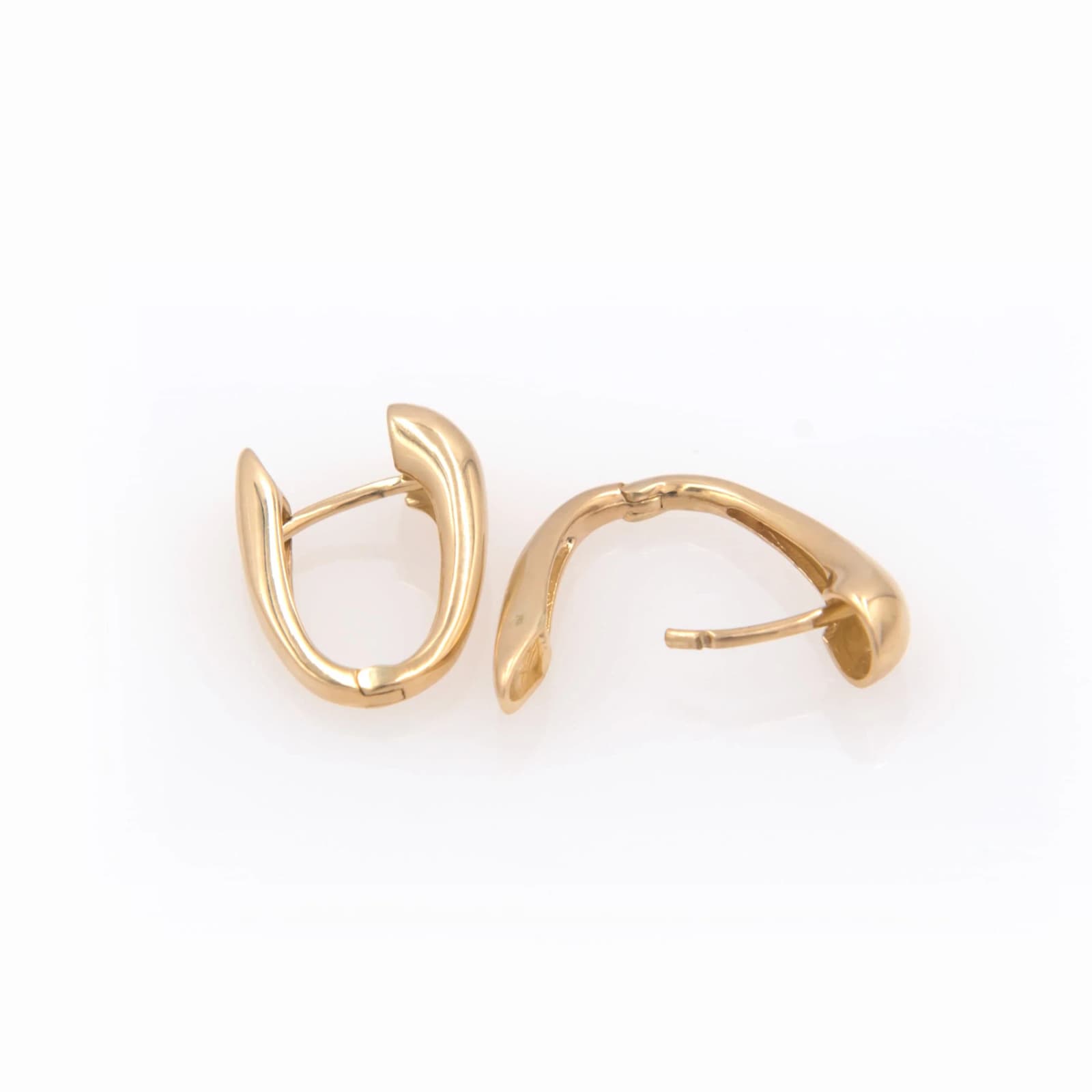 Dome Hoop Earrings with Latch Back Closure β Earrings from AntEva Crafts
