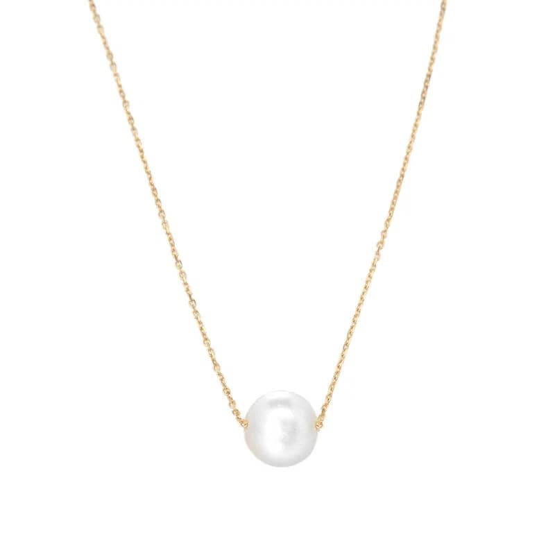 Floating Pearl Necklace — Necklaces from AntEva Crafts