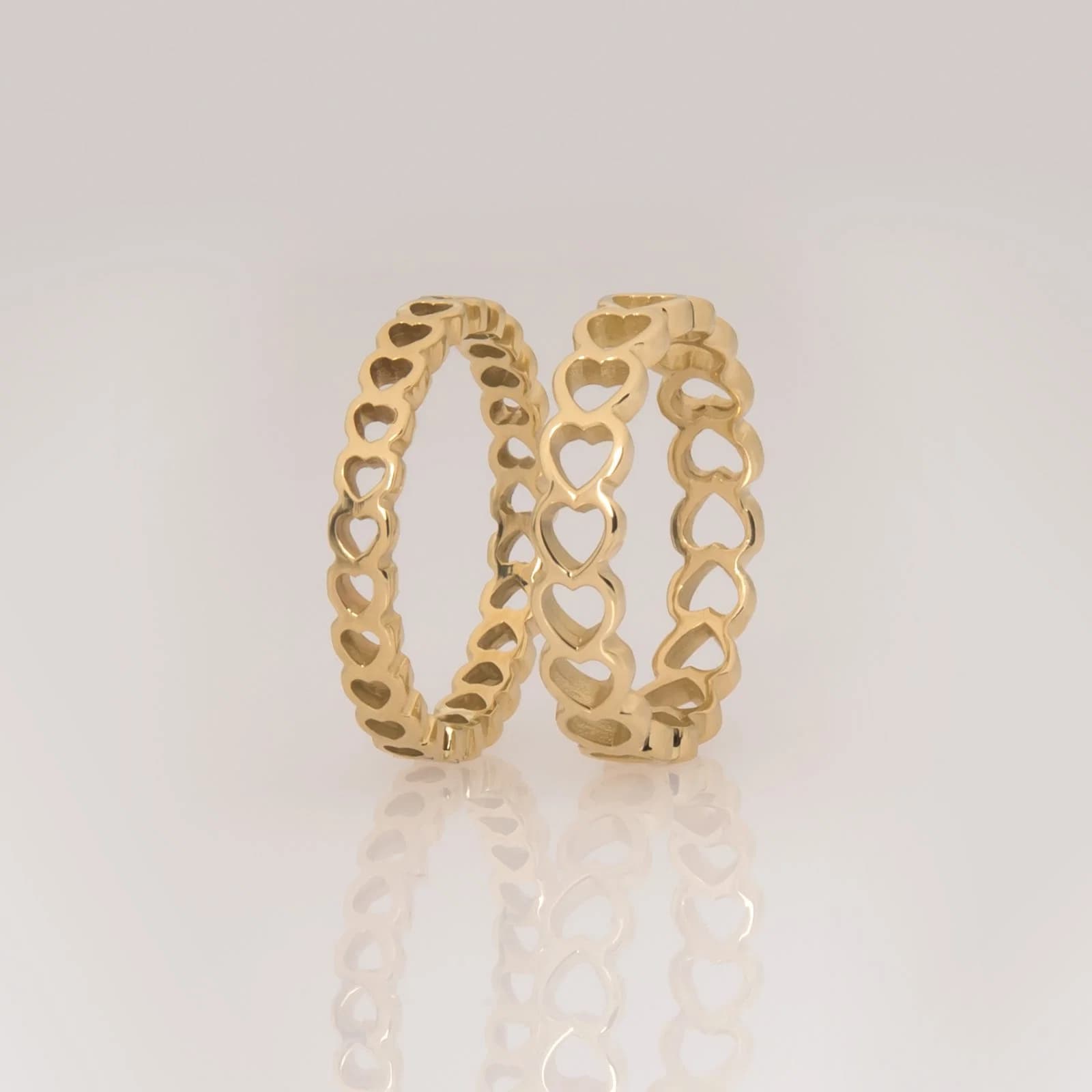 Heart Eternity Ring β Rings from AntEva Crafts