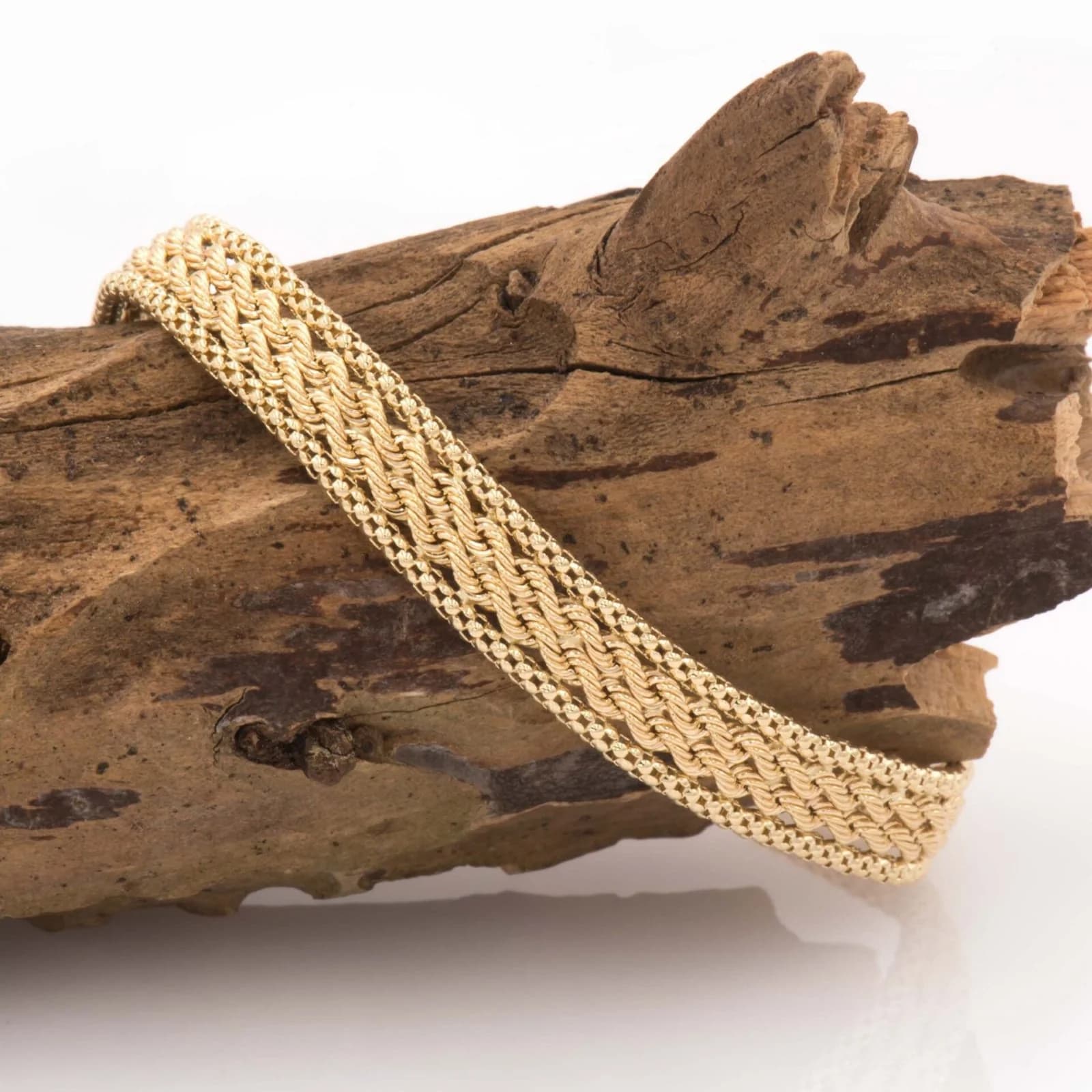 Flat Rope Chain Bracelet — Bracelets from AntEva Crafts