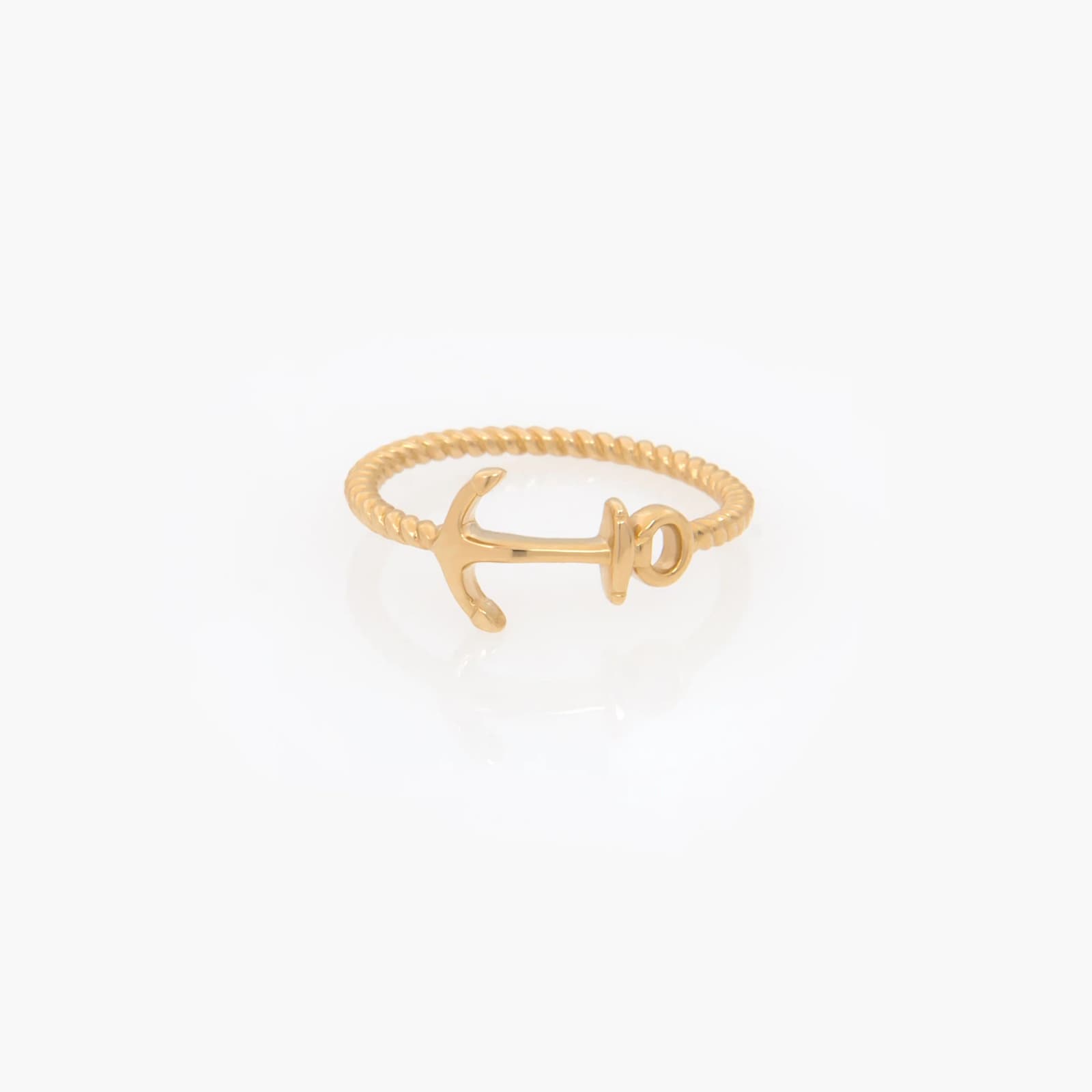 Textured Band Anchor Ring — Rings from AntEva Crafts