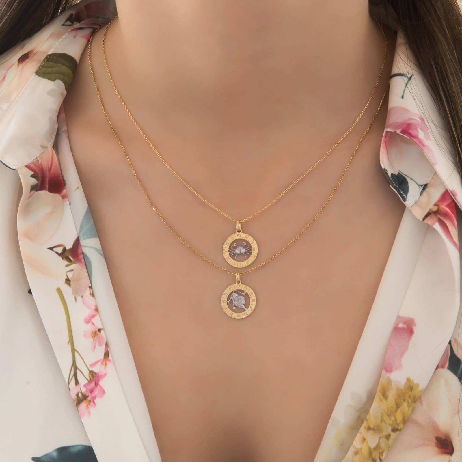 Zodiac Gold Pendant β Pendants & charms from AntEva Crafts