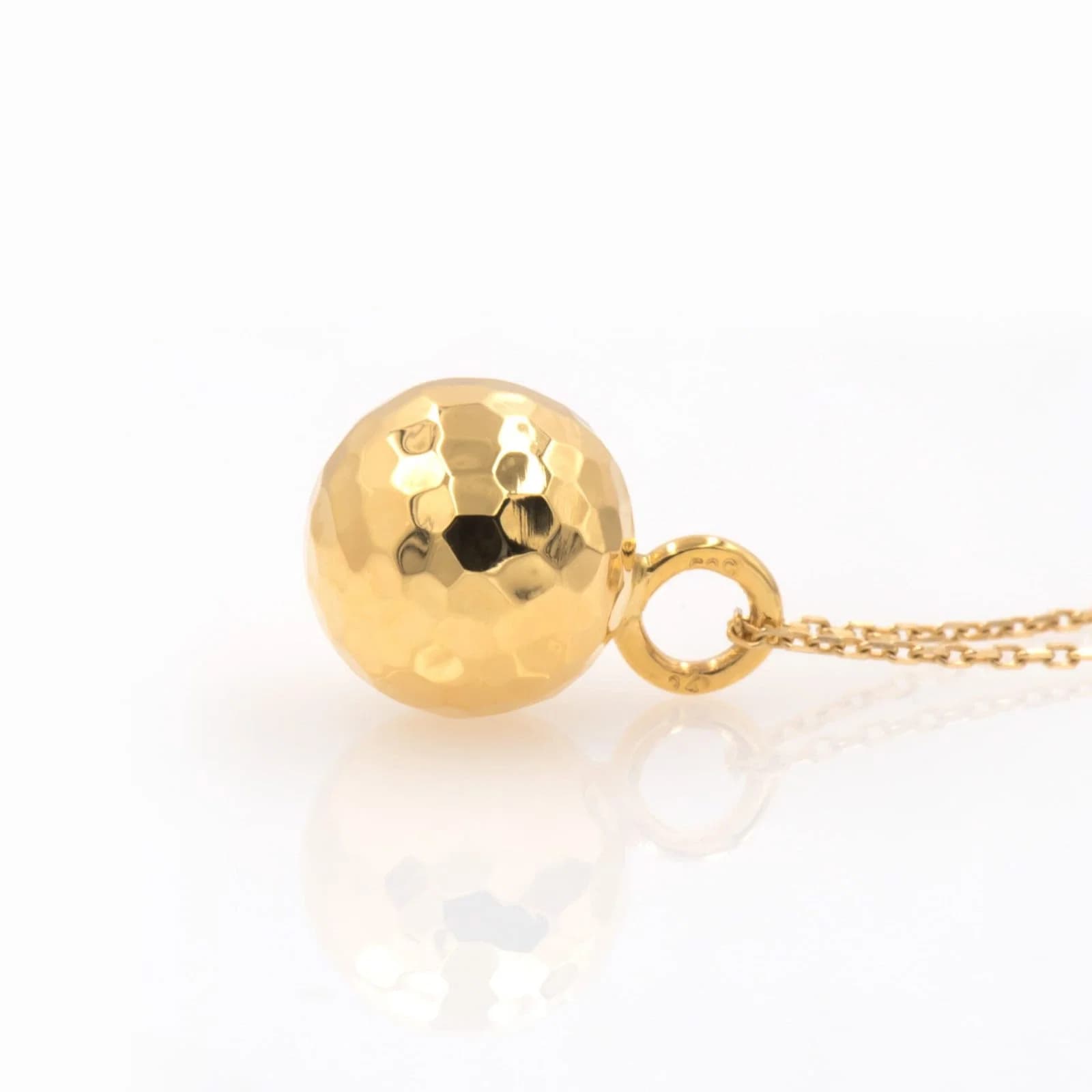 Hammered Ball Necklace β Necklaces from AntEva Crafts