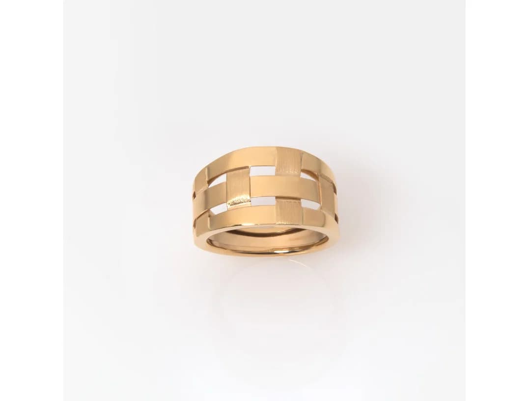 Chunky Bright-Matte Ring — Rings from AntEva Crafts