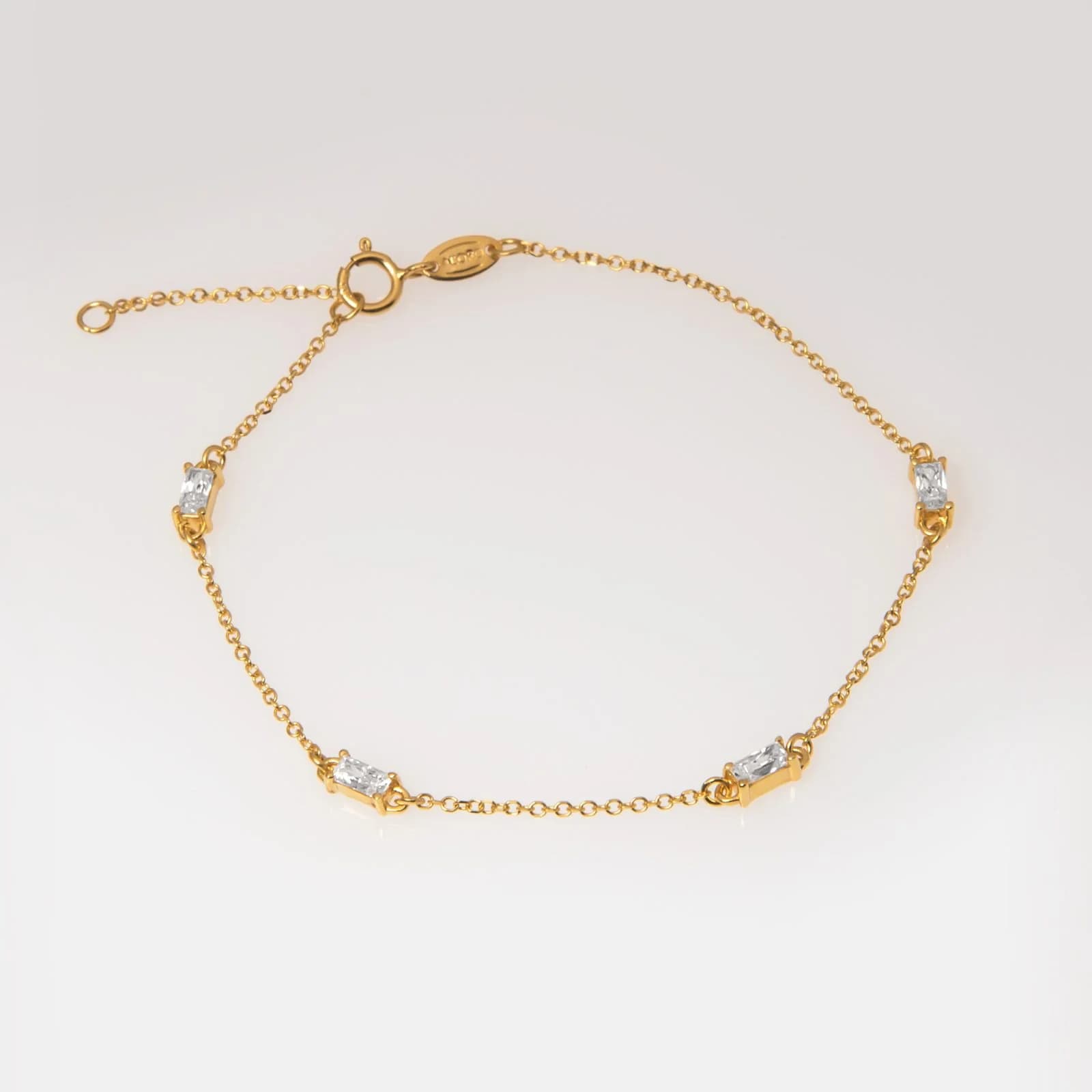 Baguette Chain Bracelet β Bracelets from AntEva Crafts