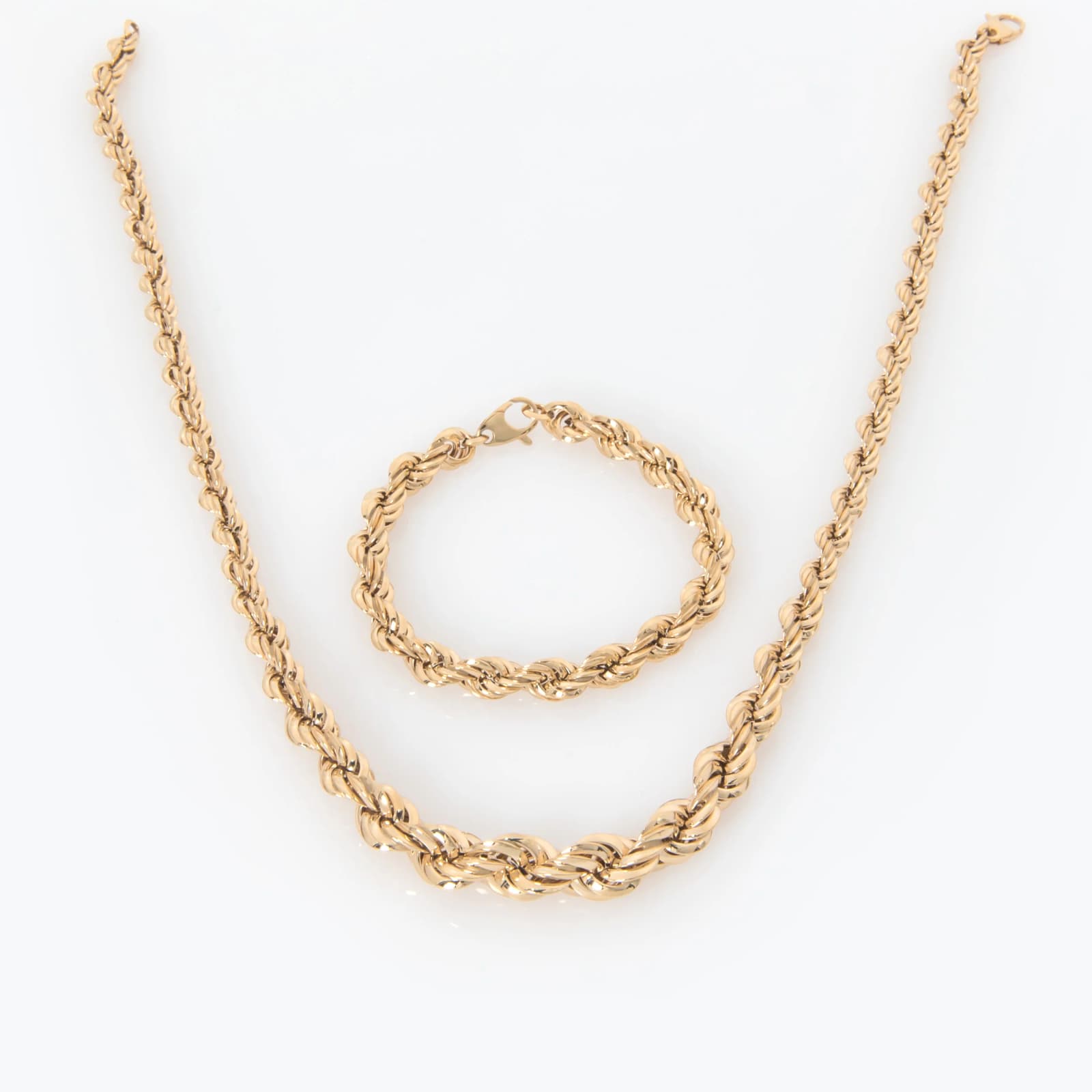 Gold Rope Chain Set — Jewellery sets from AntEva Crafts