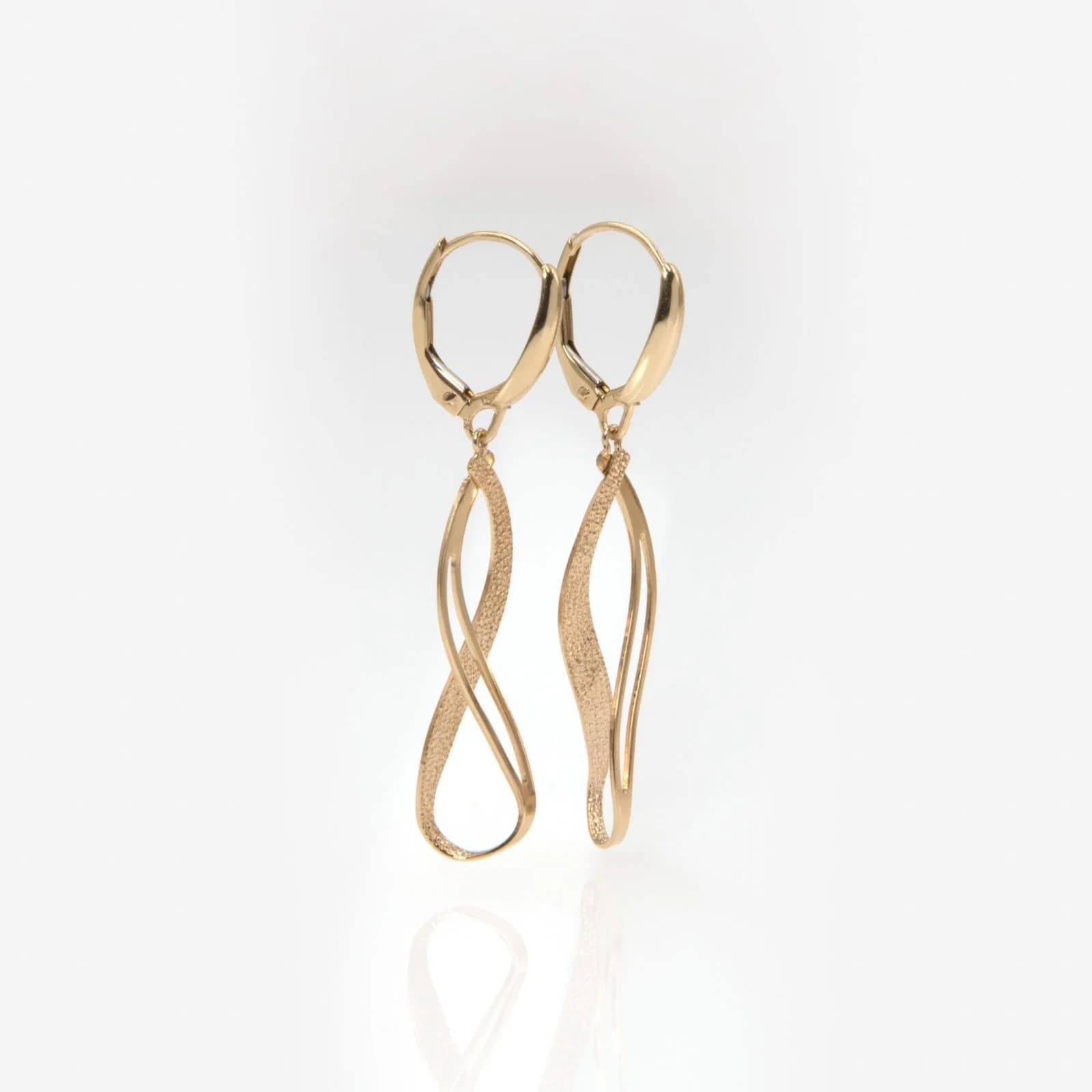 Infinity Shaped Hanging Earrings — Earrings from AntEva Crafts