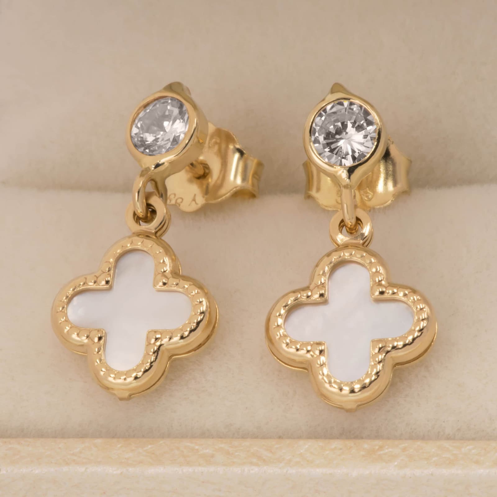 Four Leaf Clover Earrings β Earrings from AntEva Crafts
