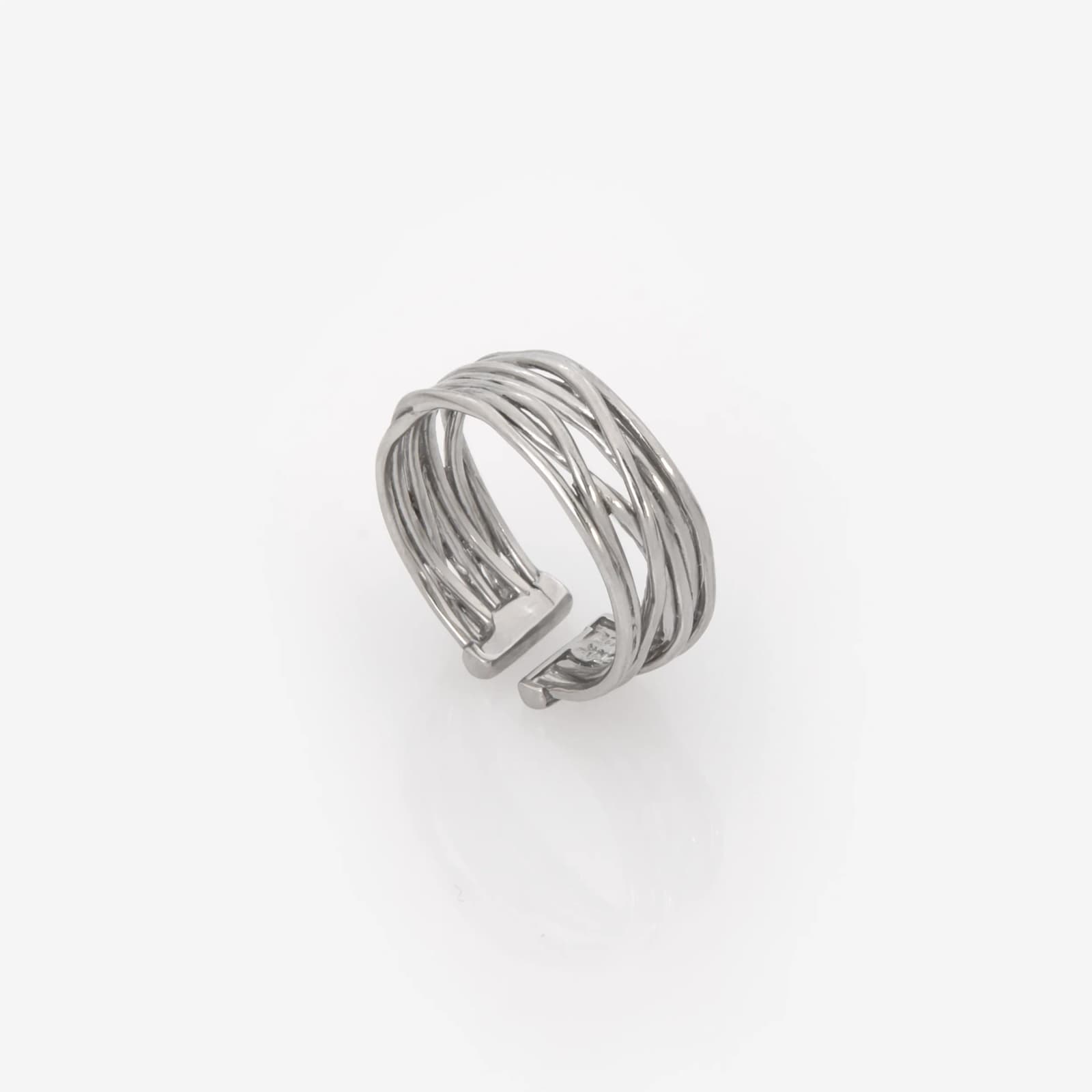 Silver Ring with Open Top Design β Rings from AntEva Crafts