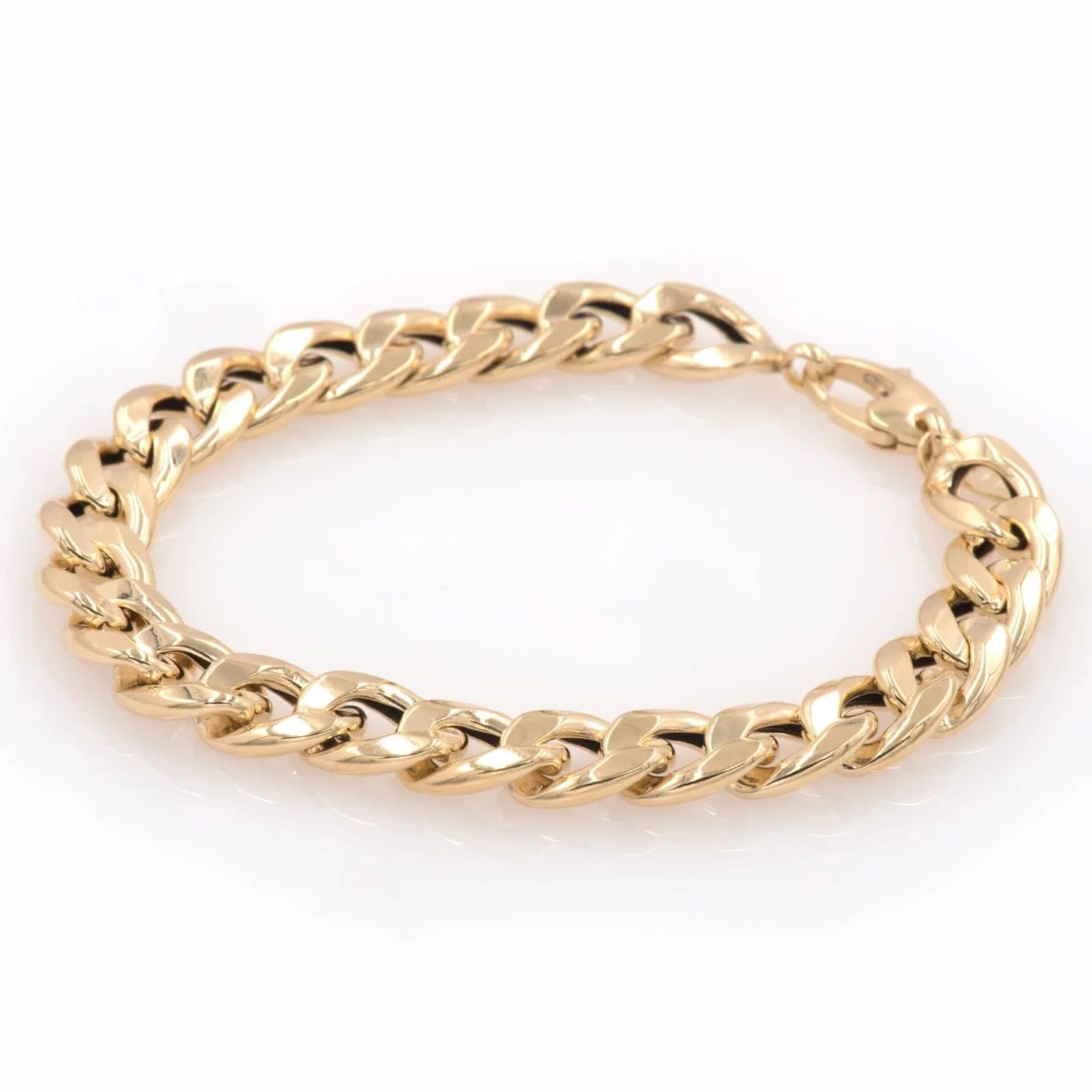 Curb Chain Bracelet 14k — Bracelets from AntEva Crafts