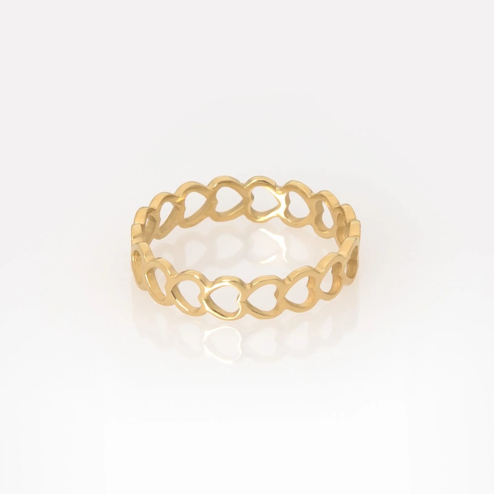 Heart Full Eternity Ring — Rings from AntEva Crafts