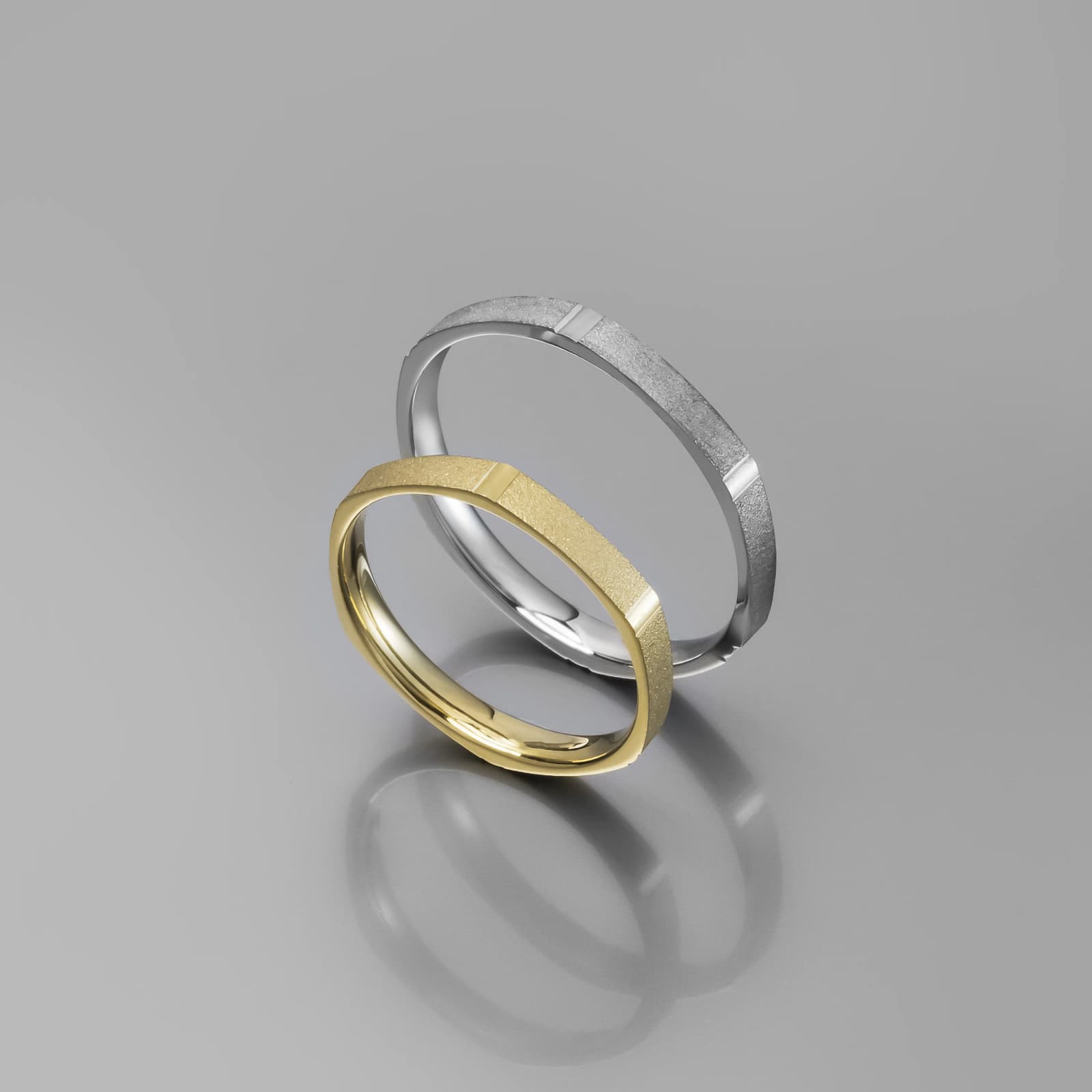 Matte Satin Wedding Band β Rings from AntEva Crafts