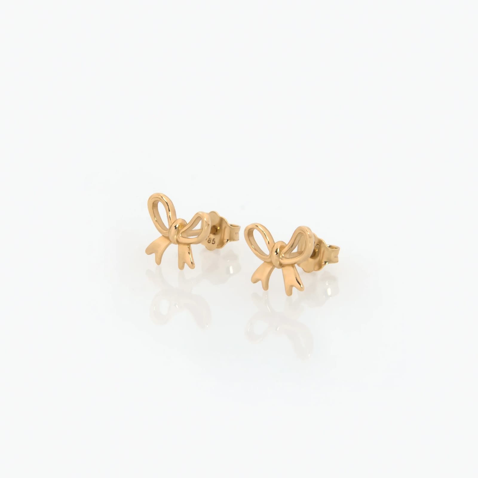 Elegant Bow Stud Earrings — Earrings from AntEva Crafts