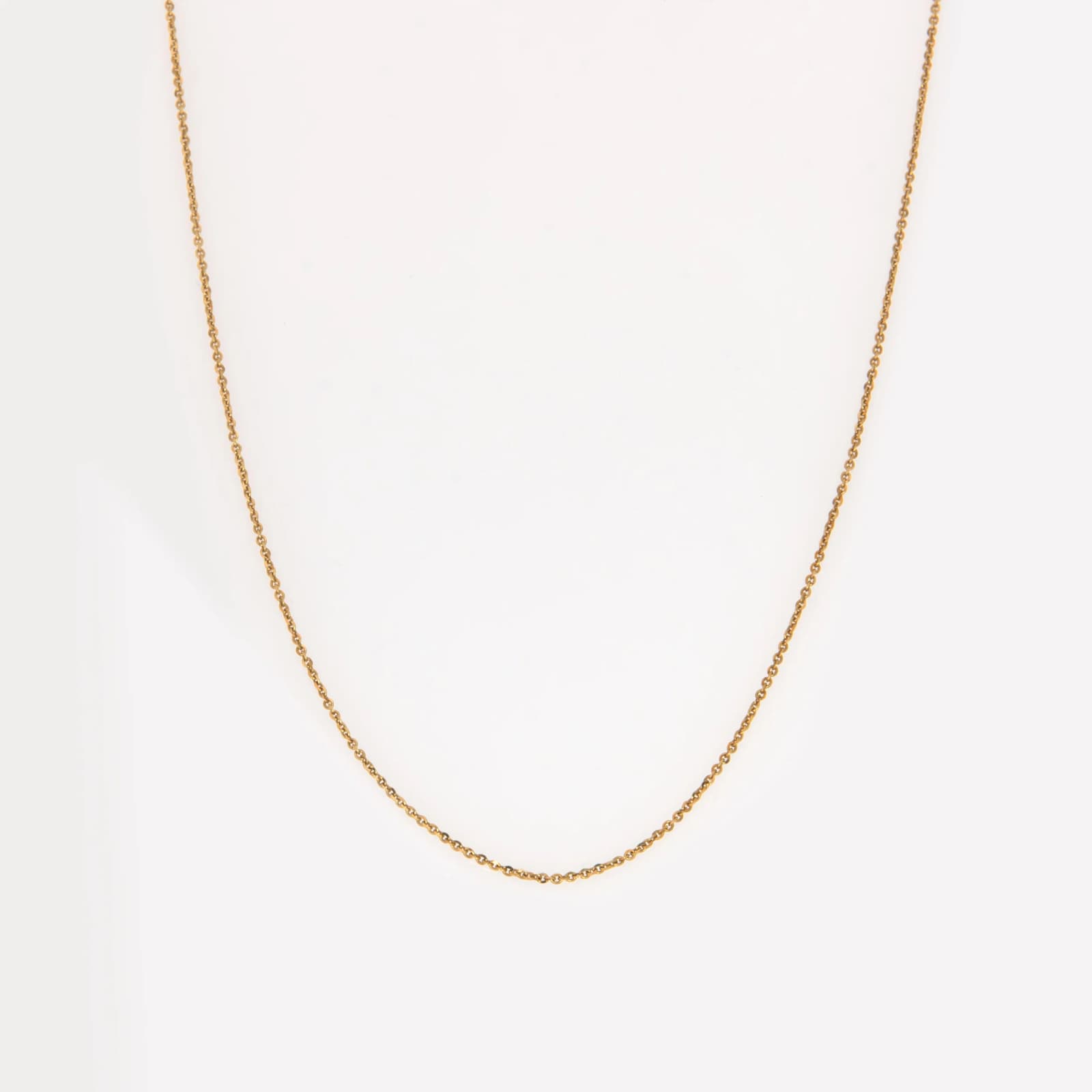 Solid Gold Cable Chain Necklace β Necklaces from AntEva Crafts