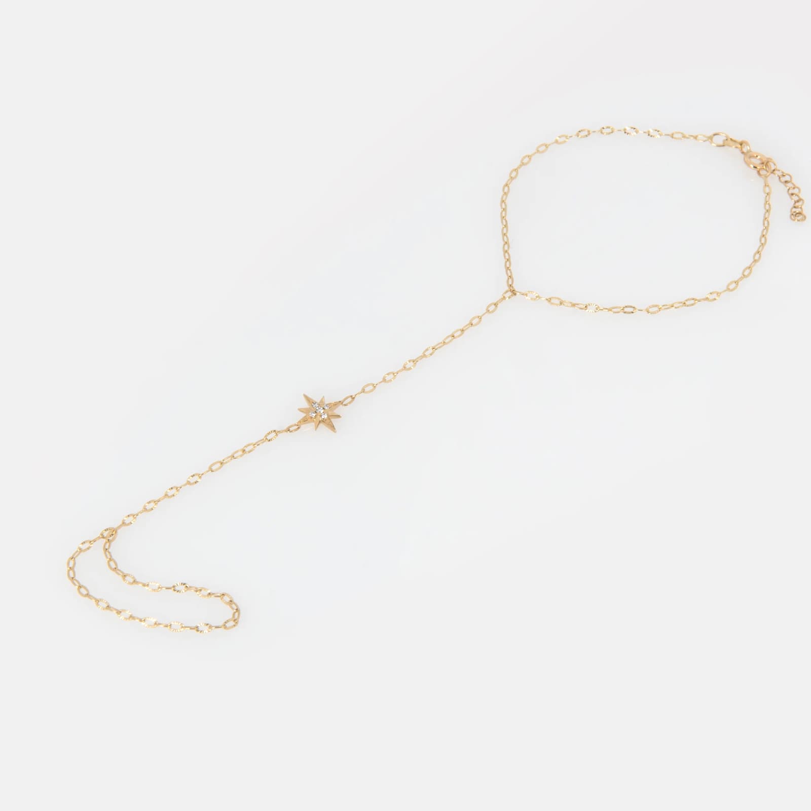 Celestial Gold Hand Chain — Necklaces from AntEva Crafts