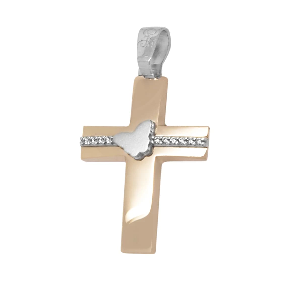 Butterfly Cross Pendant — Pendants & charms from AntEva Crafts