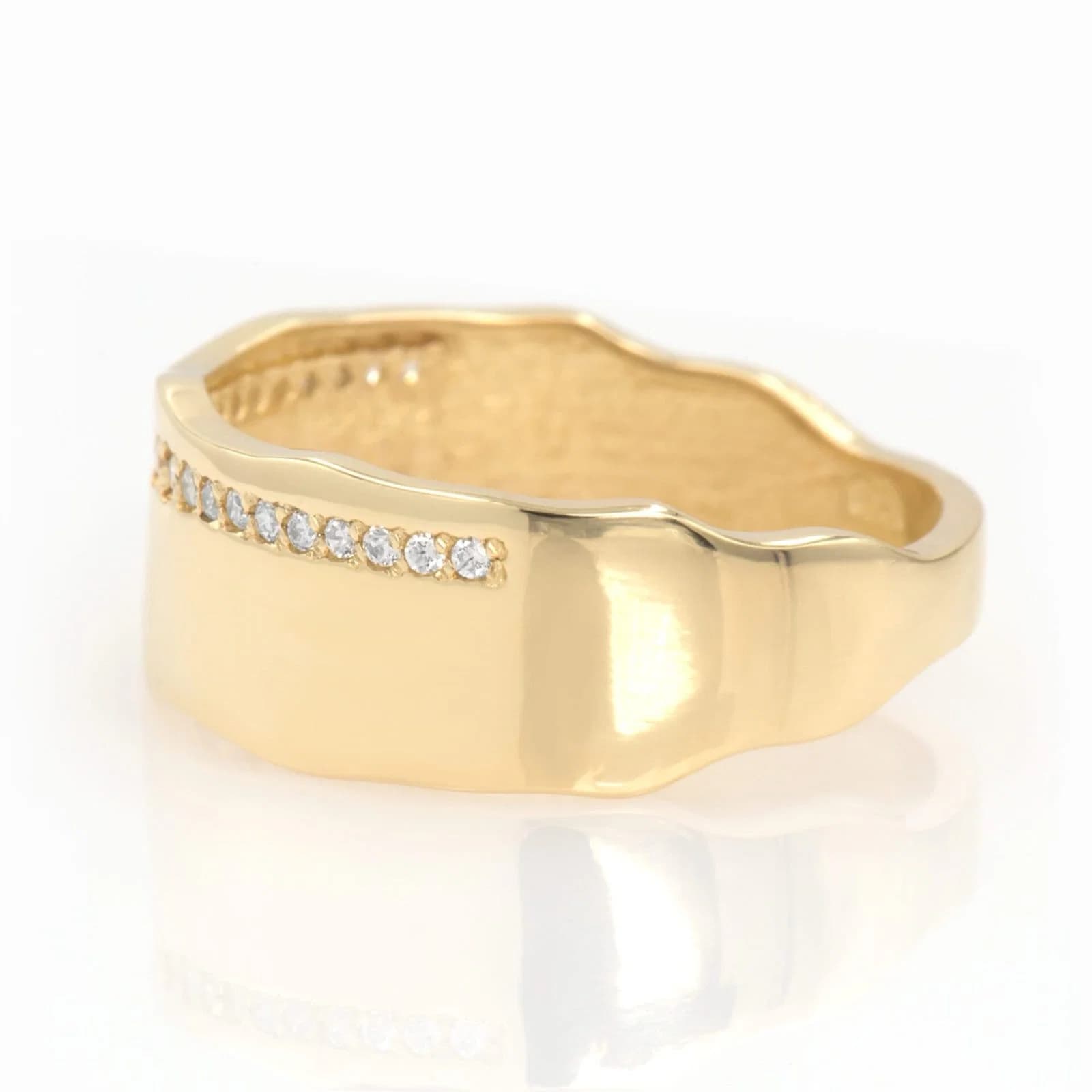 Diamond Band Ring β Rings from AntEva Crafts