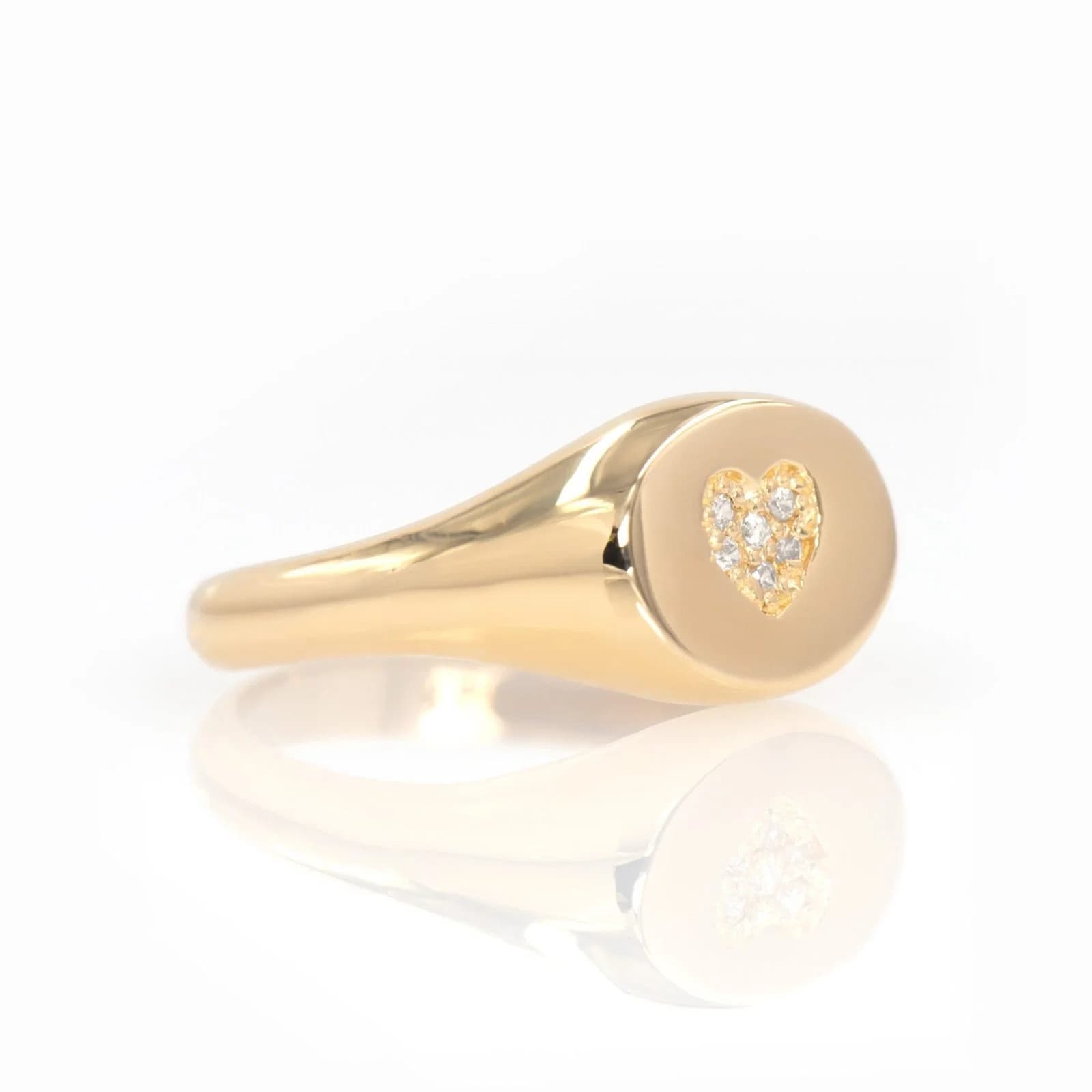 Heart Signet Ring β Rings from AntEva Crafts