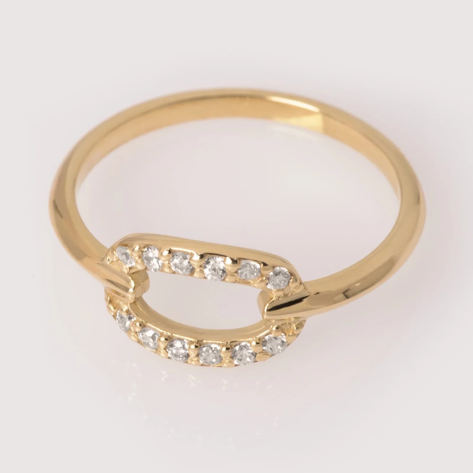 Chain Diamond Ring — Rings from AntEva Crafts