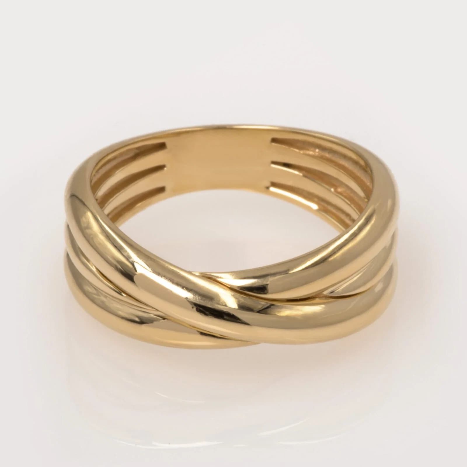 Twisted Triple Ring — Rings from AntEva Crafts