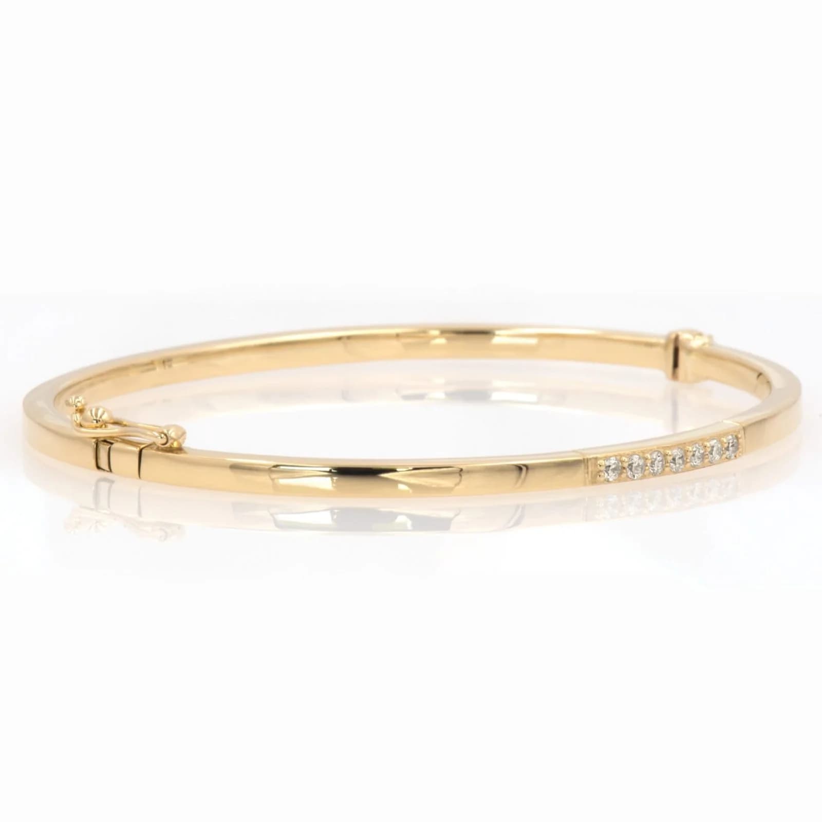 Diamond Gold Bangle β Bracelets from AntEva Crafts