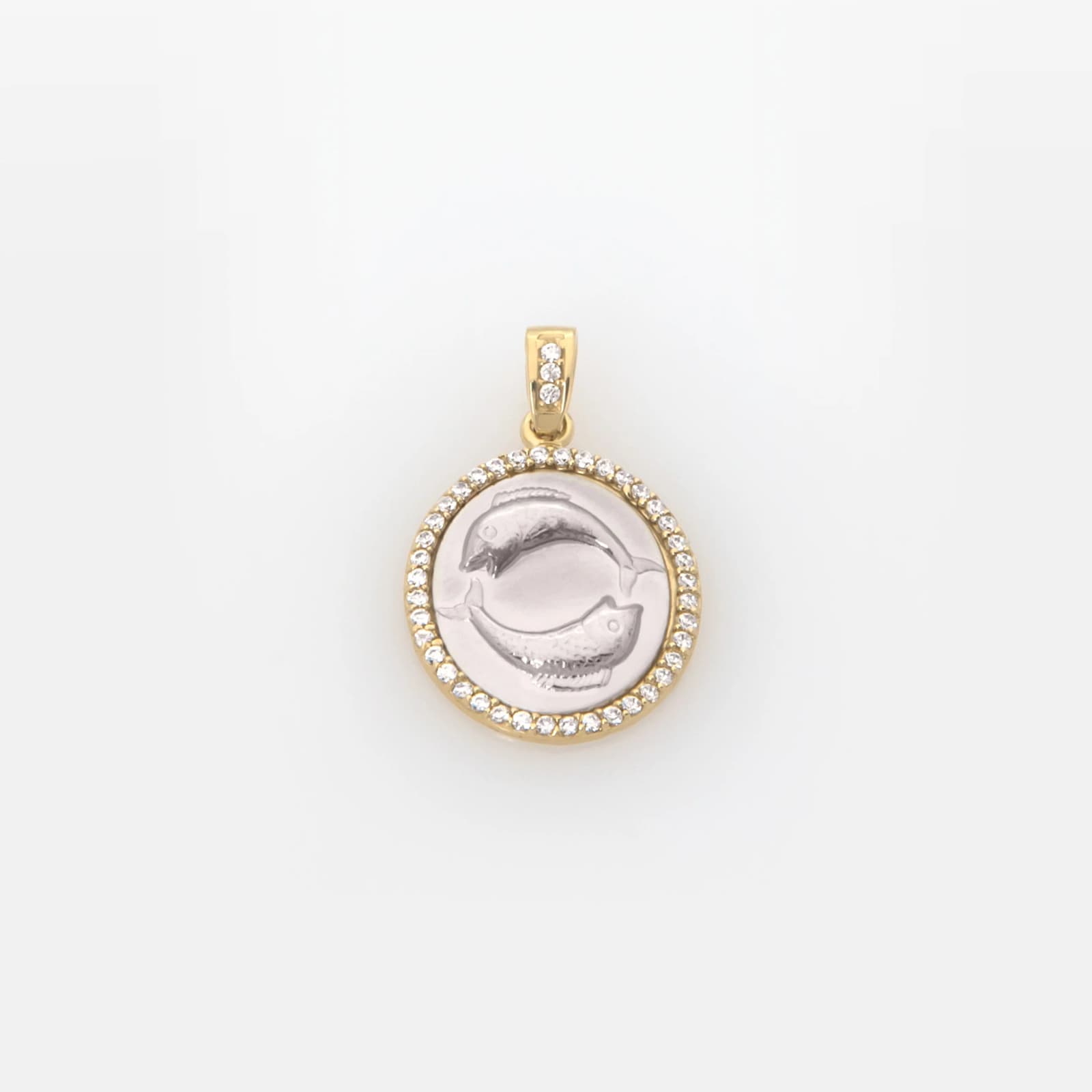 Two Tone Astrology Zodiac Necklace β Necklaces from AntEva Crafts