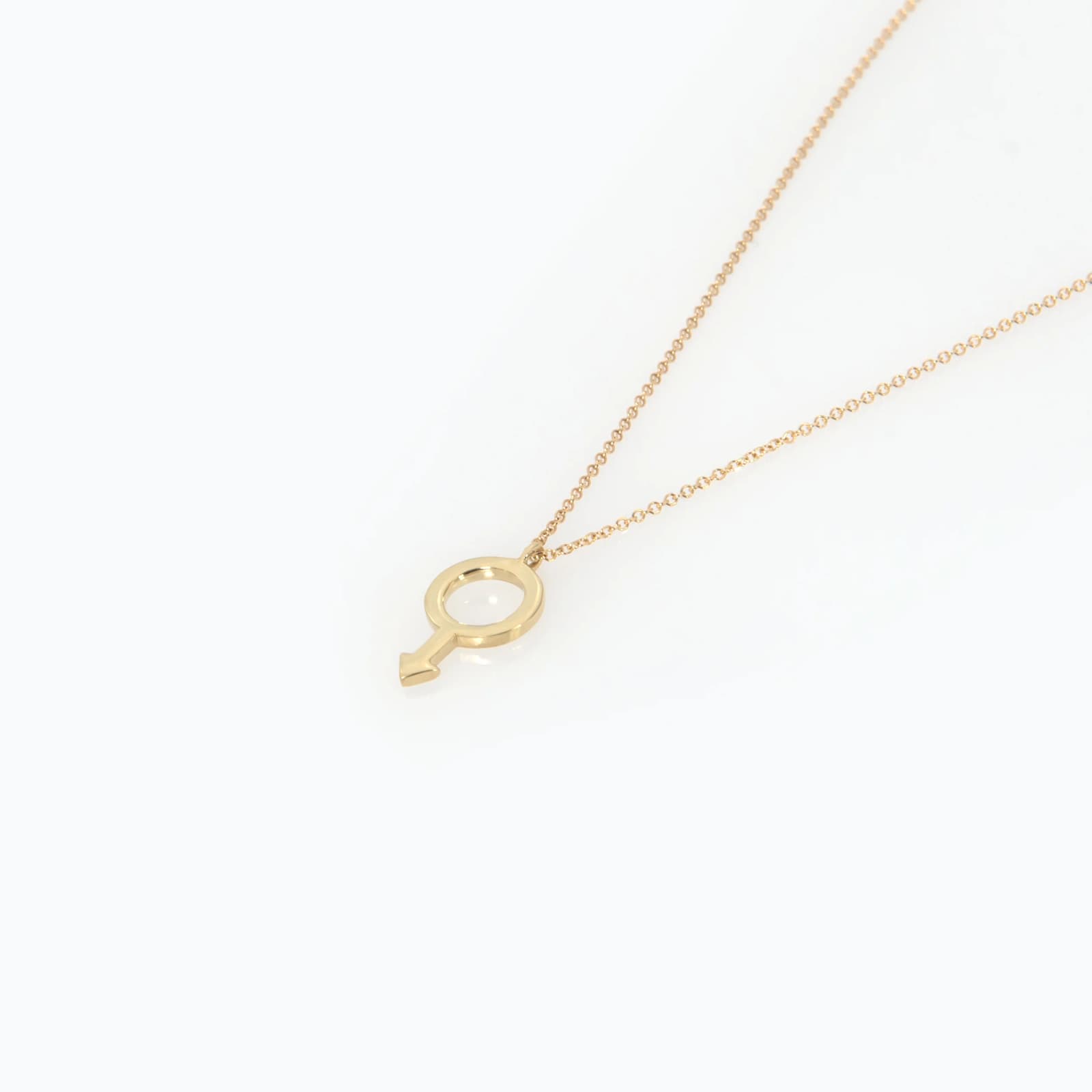 Mars Symbol 14k Gold Vermeil Necklace β Necklaces from AntEva Crafts