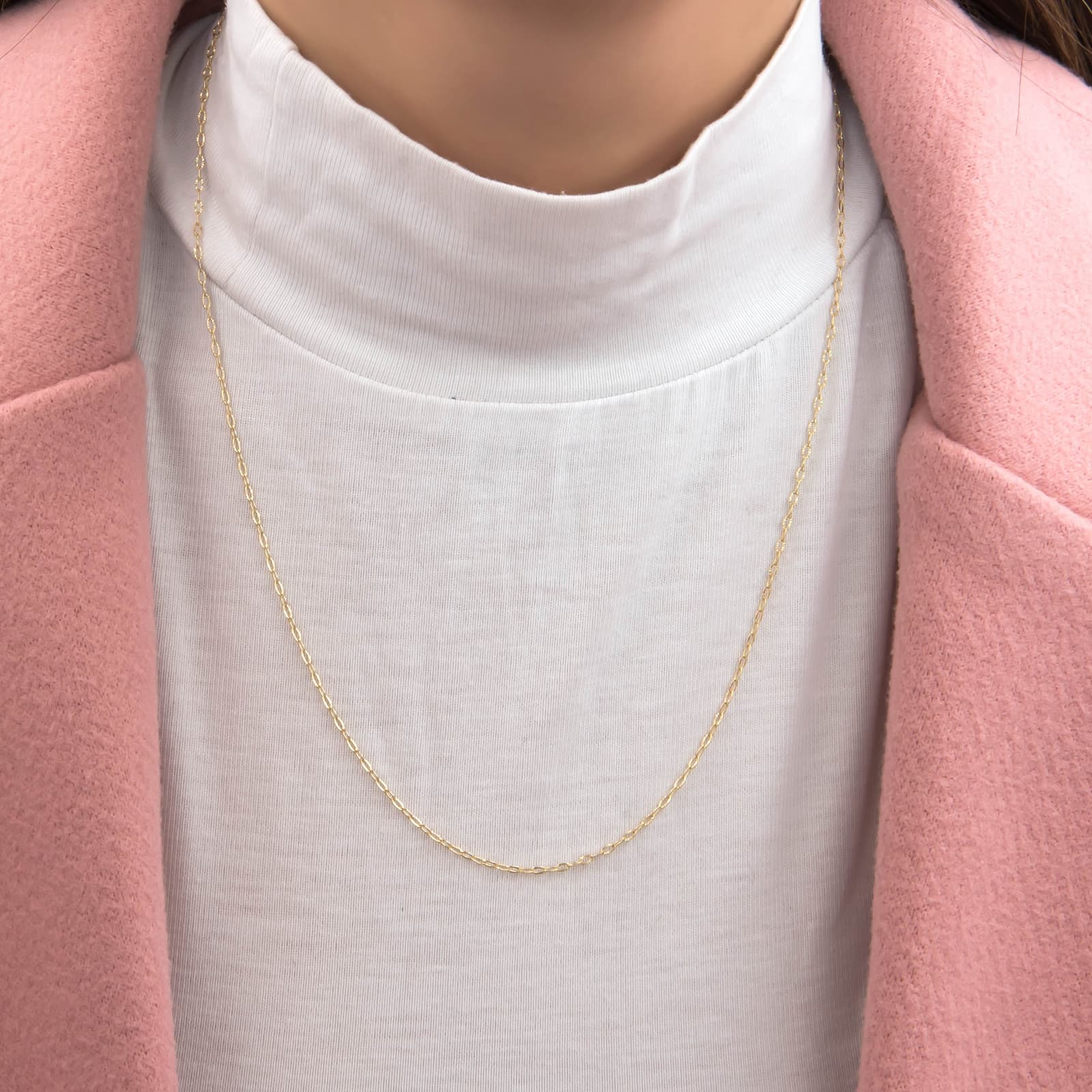 Diamond-Cut Cable Chain — Necklaces from AntEva Crafts
