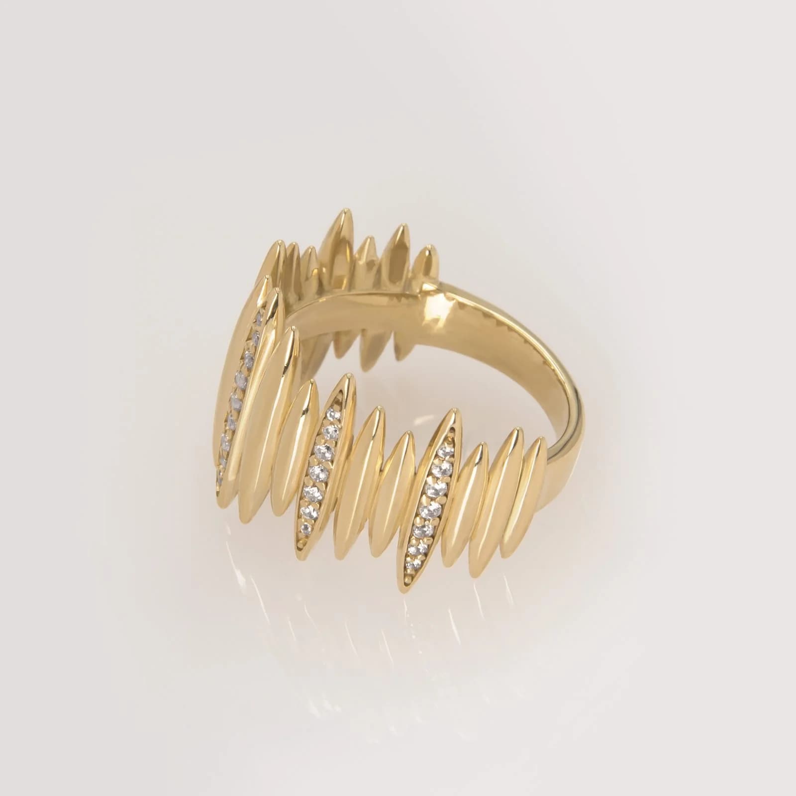 Line Dome Ring — Rings from AntEva Crafts