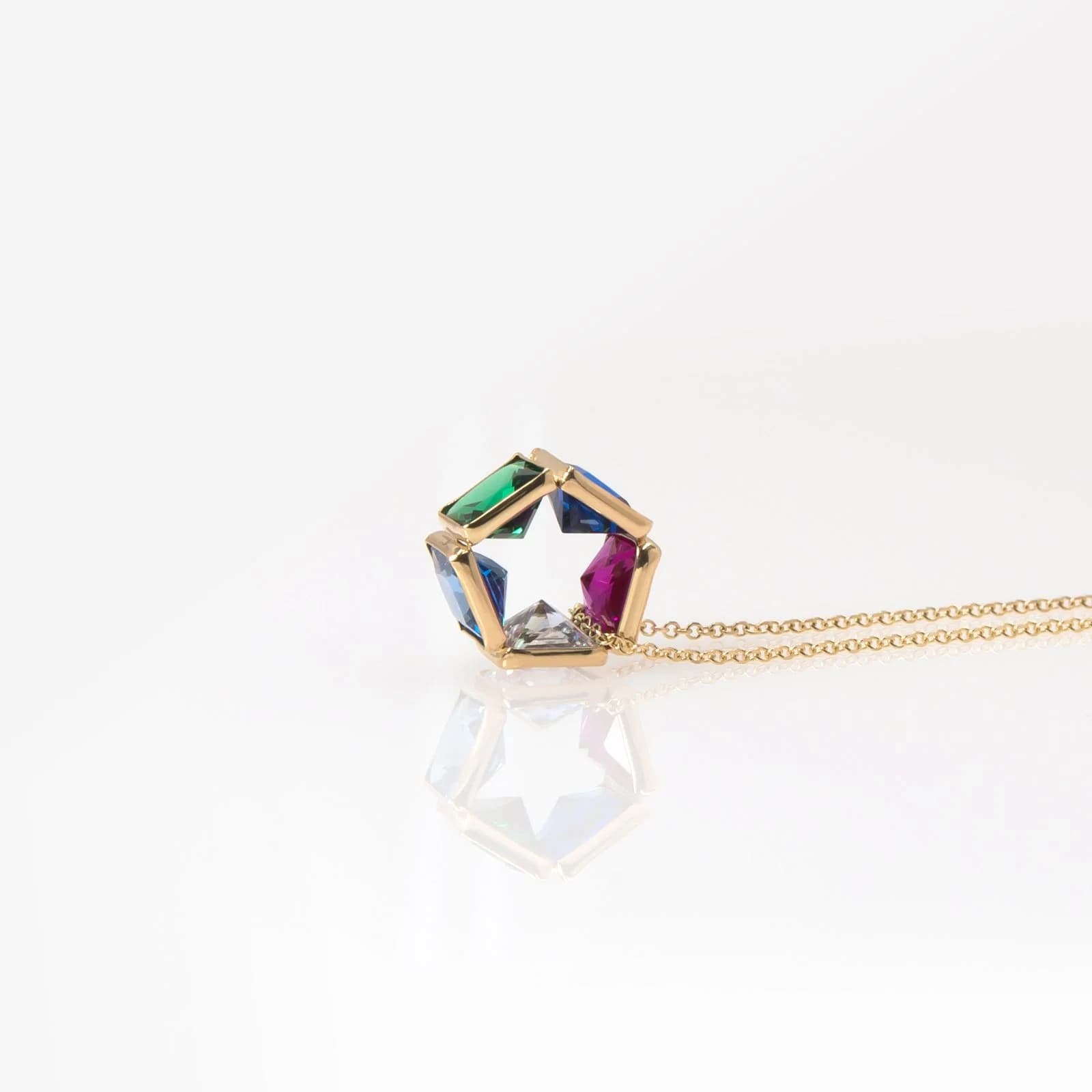 Colourful Rainbow Necklace β Necklaces from AntEva Crafts