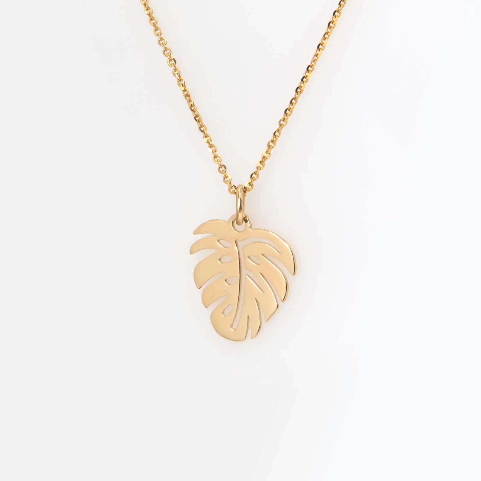 Monstera Necklace — Necklaces from AntEva Crafts