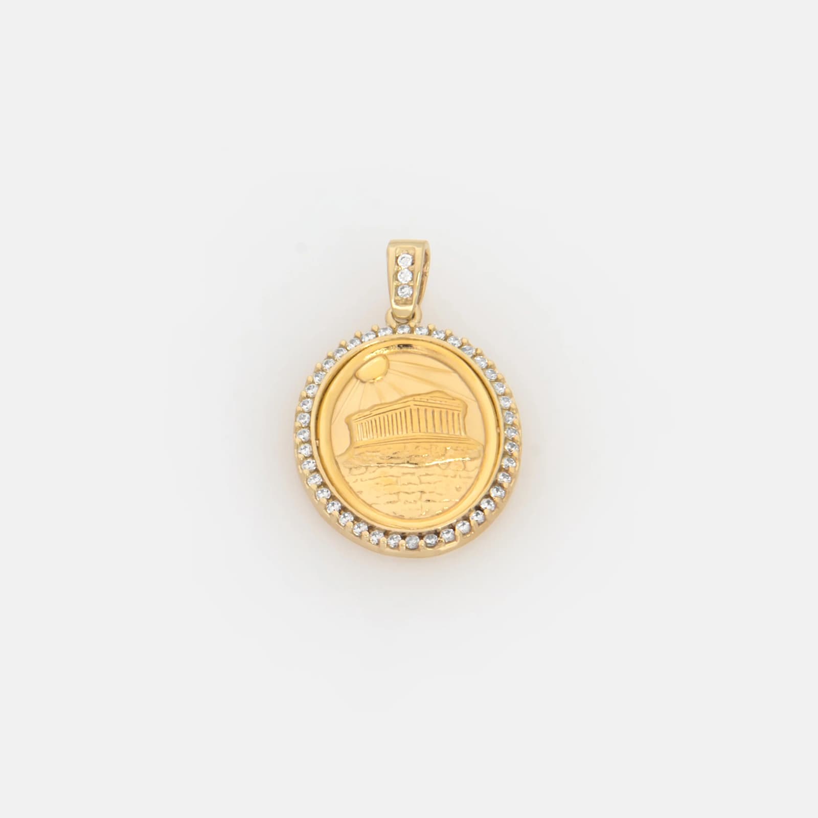Oval Parthenon Gemstone Pendant β Pendants & charms from AntEva Crafts