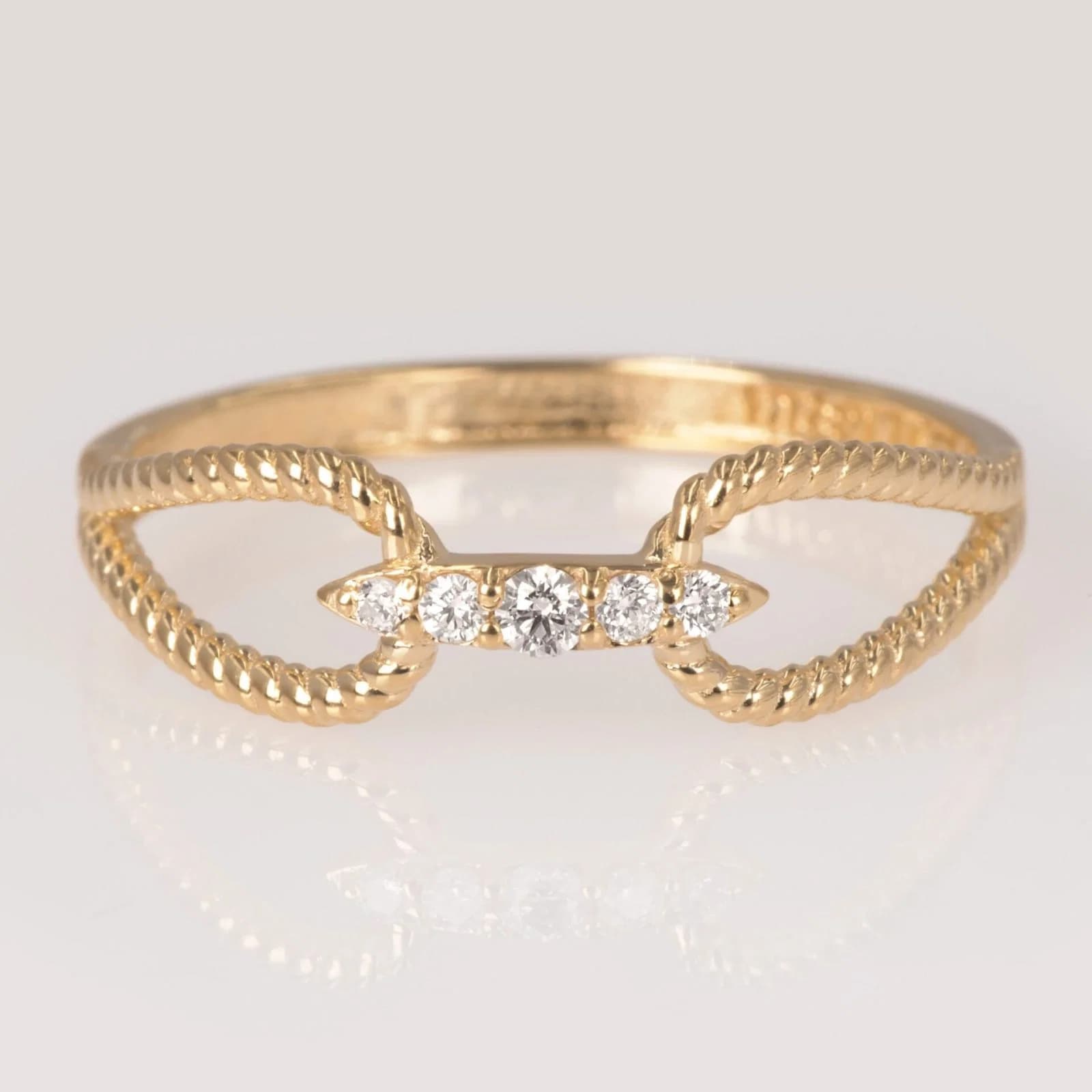 Diamond Rope Ring β Rings from AntEva Crafts