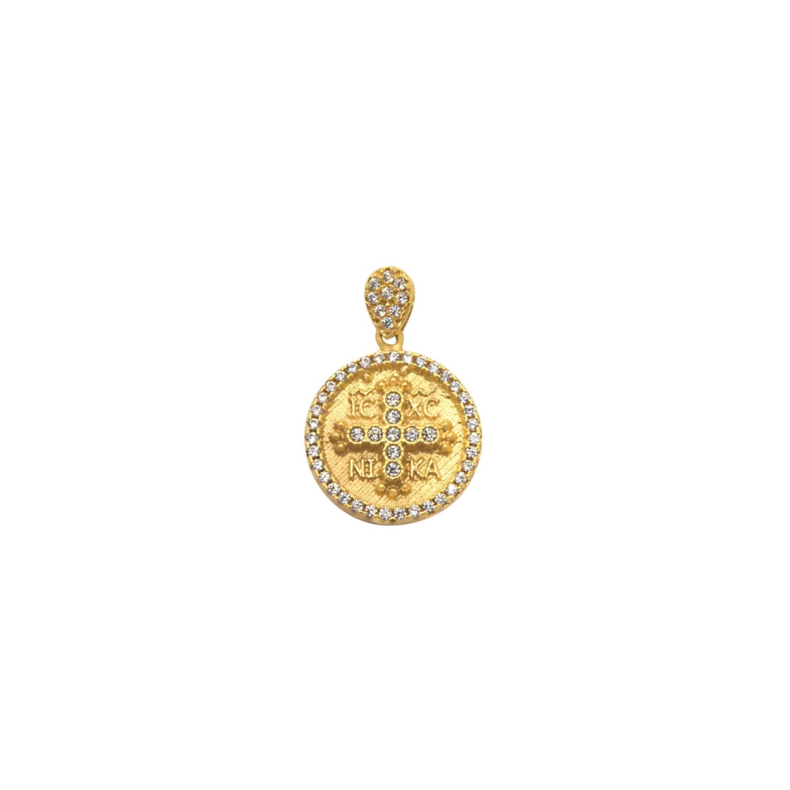 Christian Necklace with Cross & CZ — Necklaces from AntEva Crafts