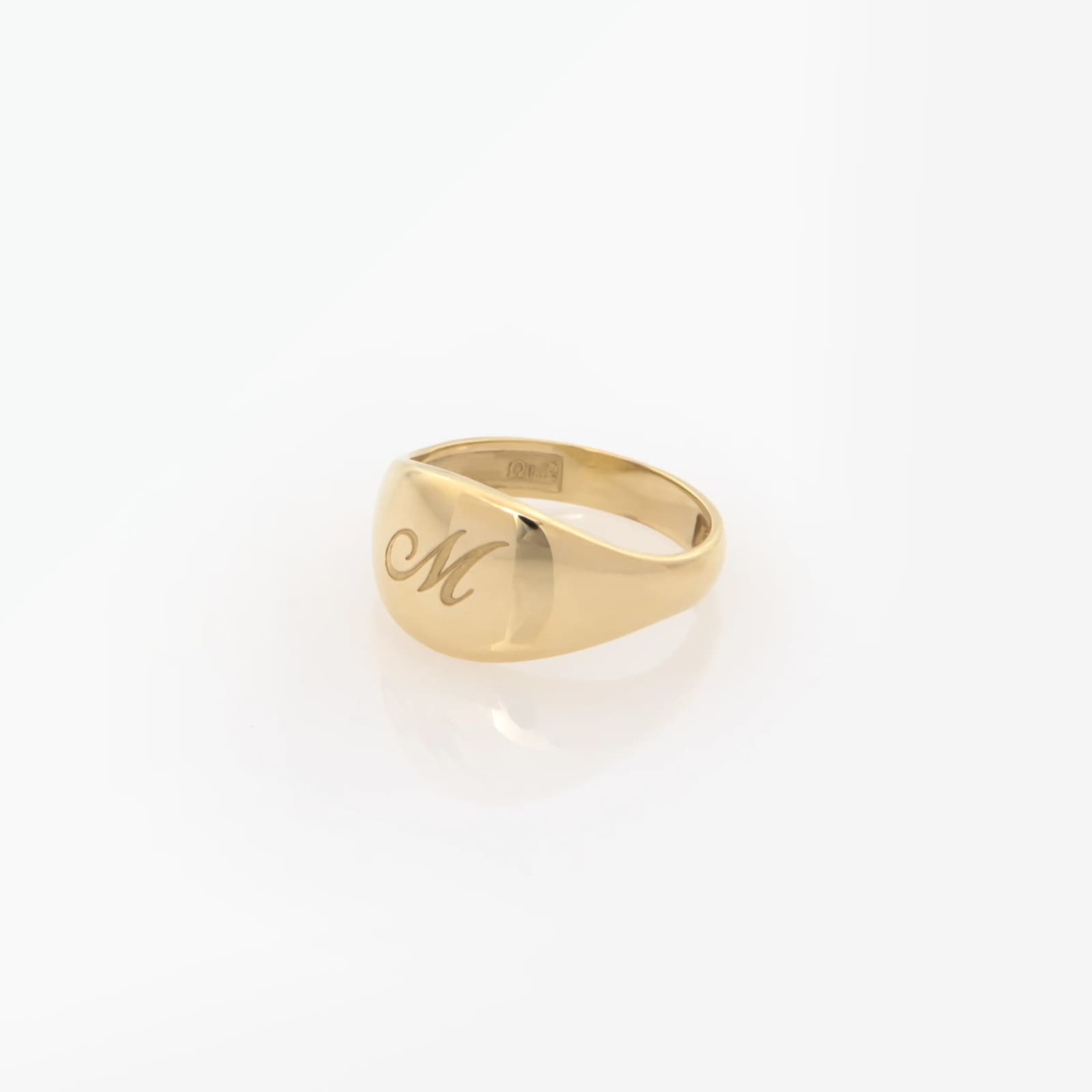 Gold Pinky Signet Ring — Rings from AntEva Crafts