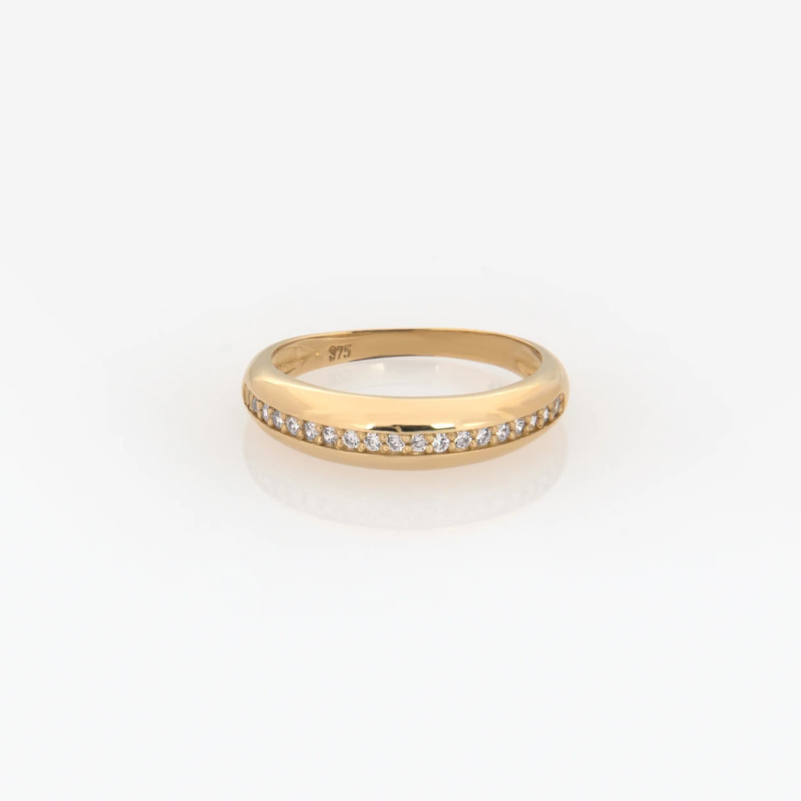 Dome Sparkle Line Ring β Rings from AntEva Crafts