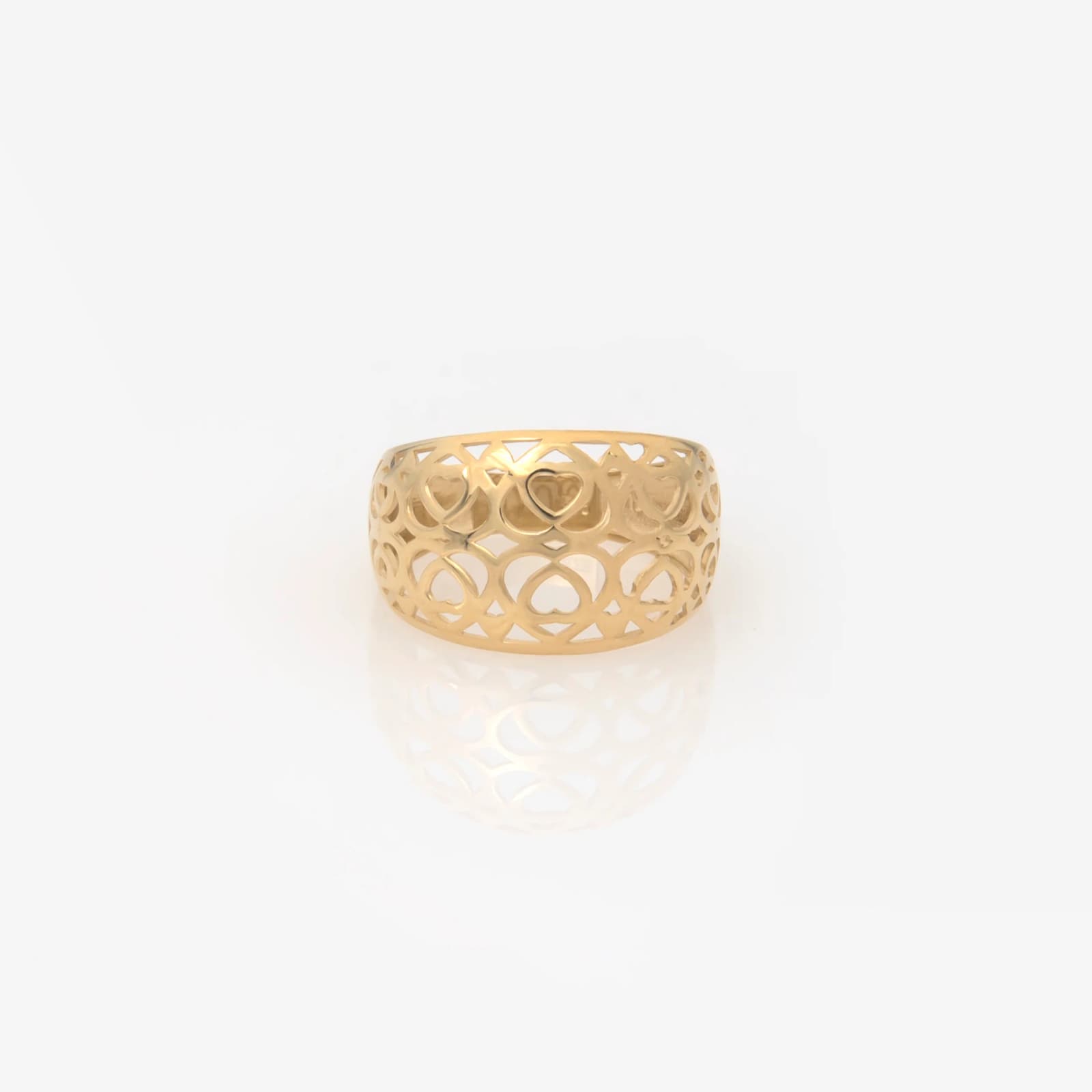 Dome Heart Filigree Ring β Rings from AntEva Crafts