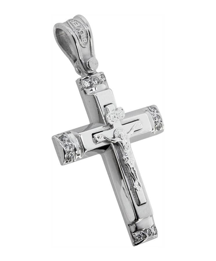Silver Cross 925 / Zirgon-plated — Pendants & charms from Christianity Art