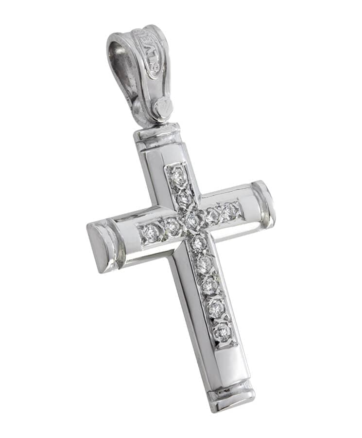 Silver Cross 925 / Zirgon-plated — Pendants & charms from Christianity Art