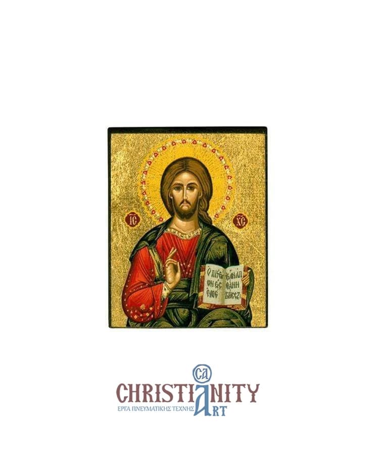 Jesus Christ Kazan - Magnetic image on wood - Mount Athos — Paintings from Christianity Art