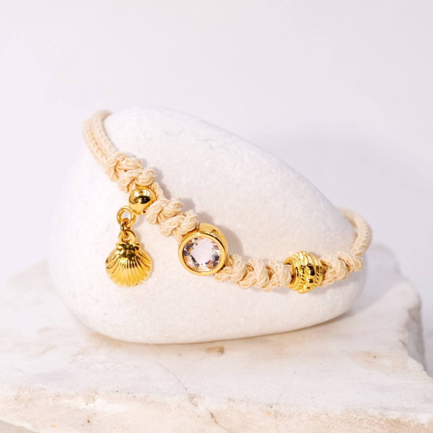 Cord Bracelet with Crystal — Bracelets from Toolittle
