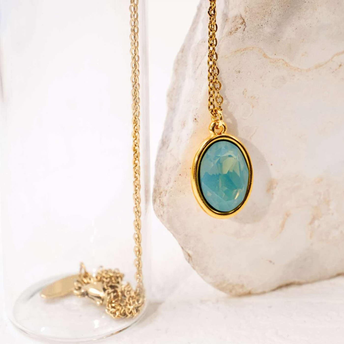 Swarovski Crystal Bottle Necklace — Necklaces from Toolittle